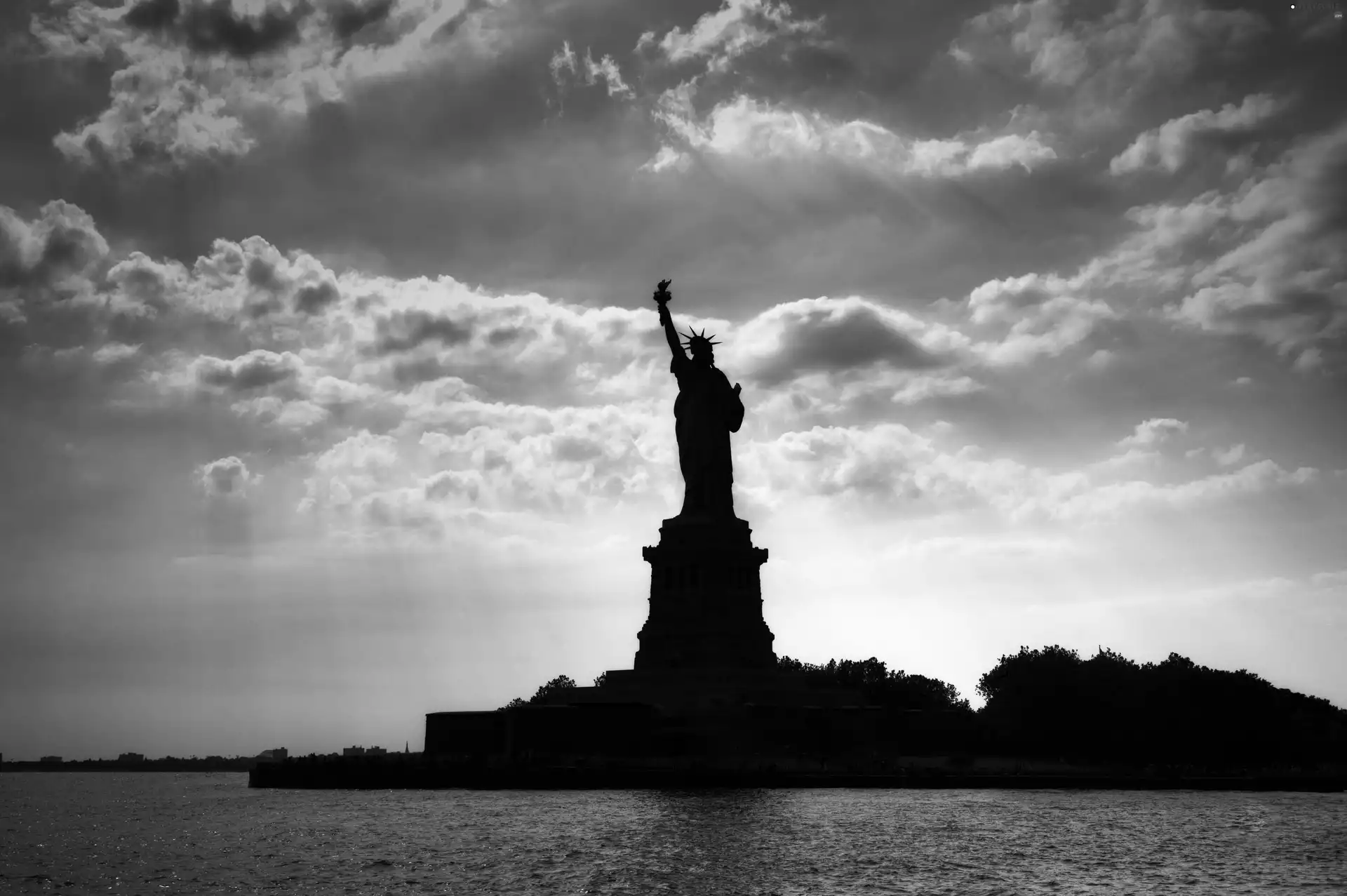 Statue of Liberty, Sky