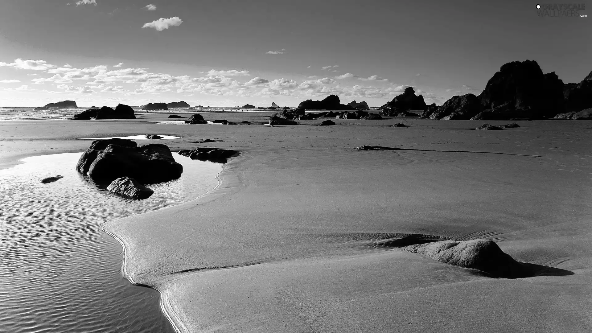 sea, Sand, Sky, rocks