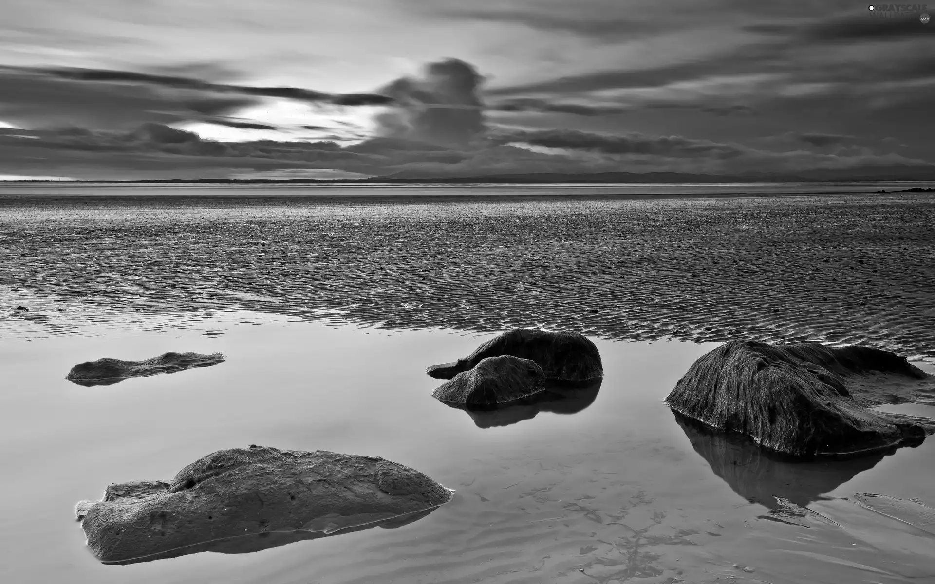 sea, Stones, Sky, Beaches