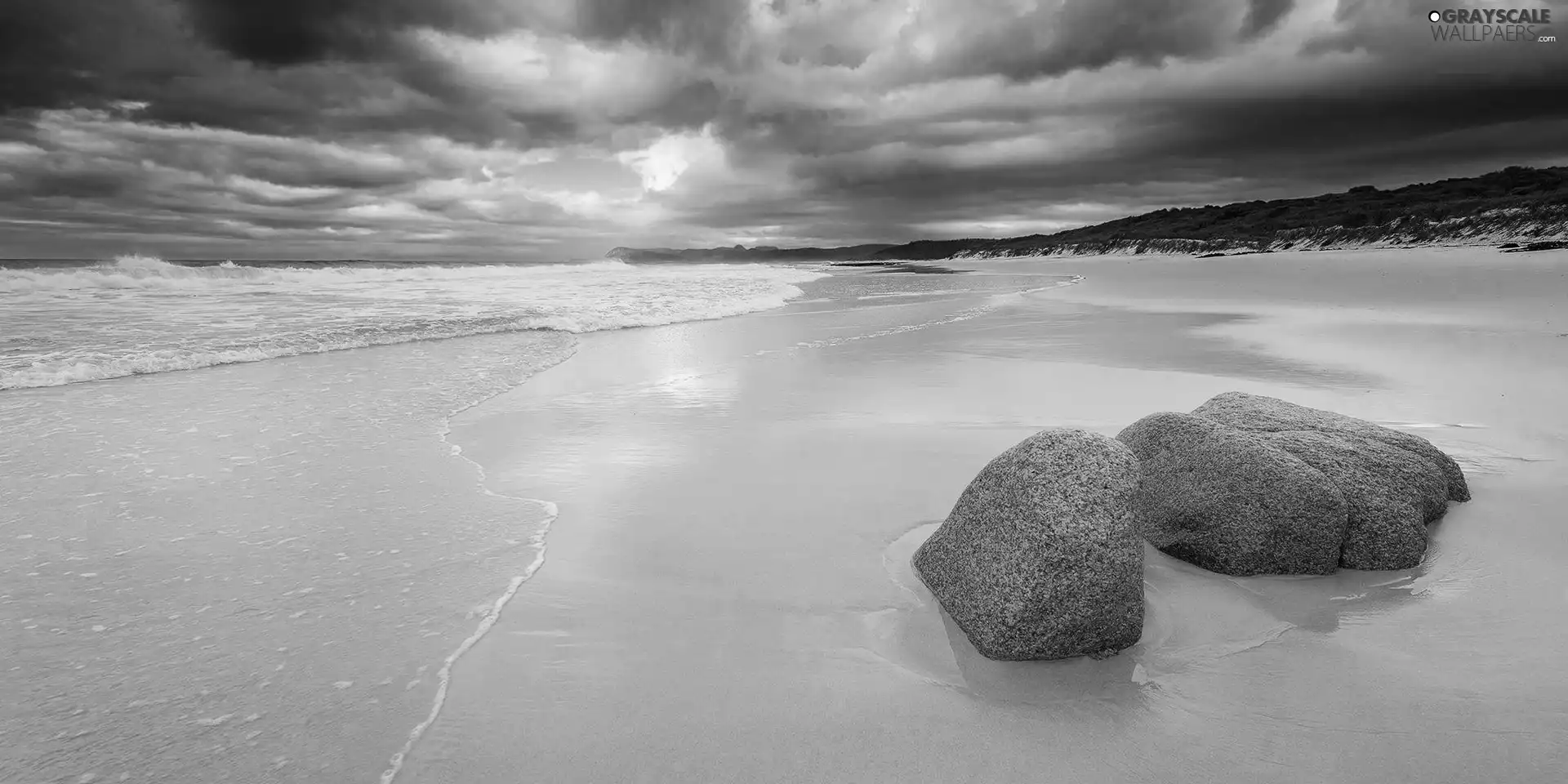 sea, Stones, Sky, Sand