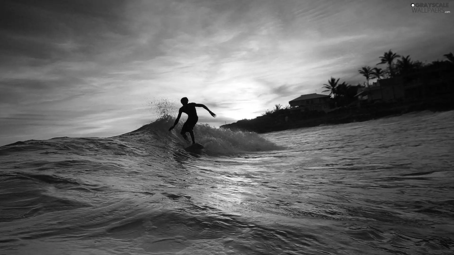sea, Surfing, Sky, Tides