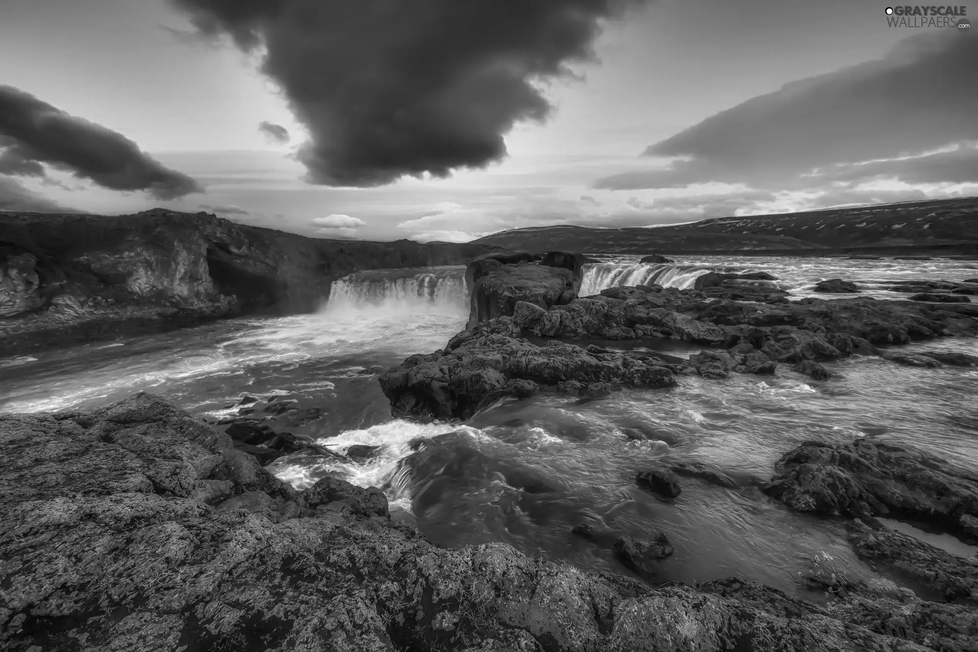 tear, Clouds, Sky, River