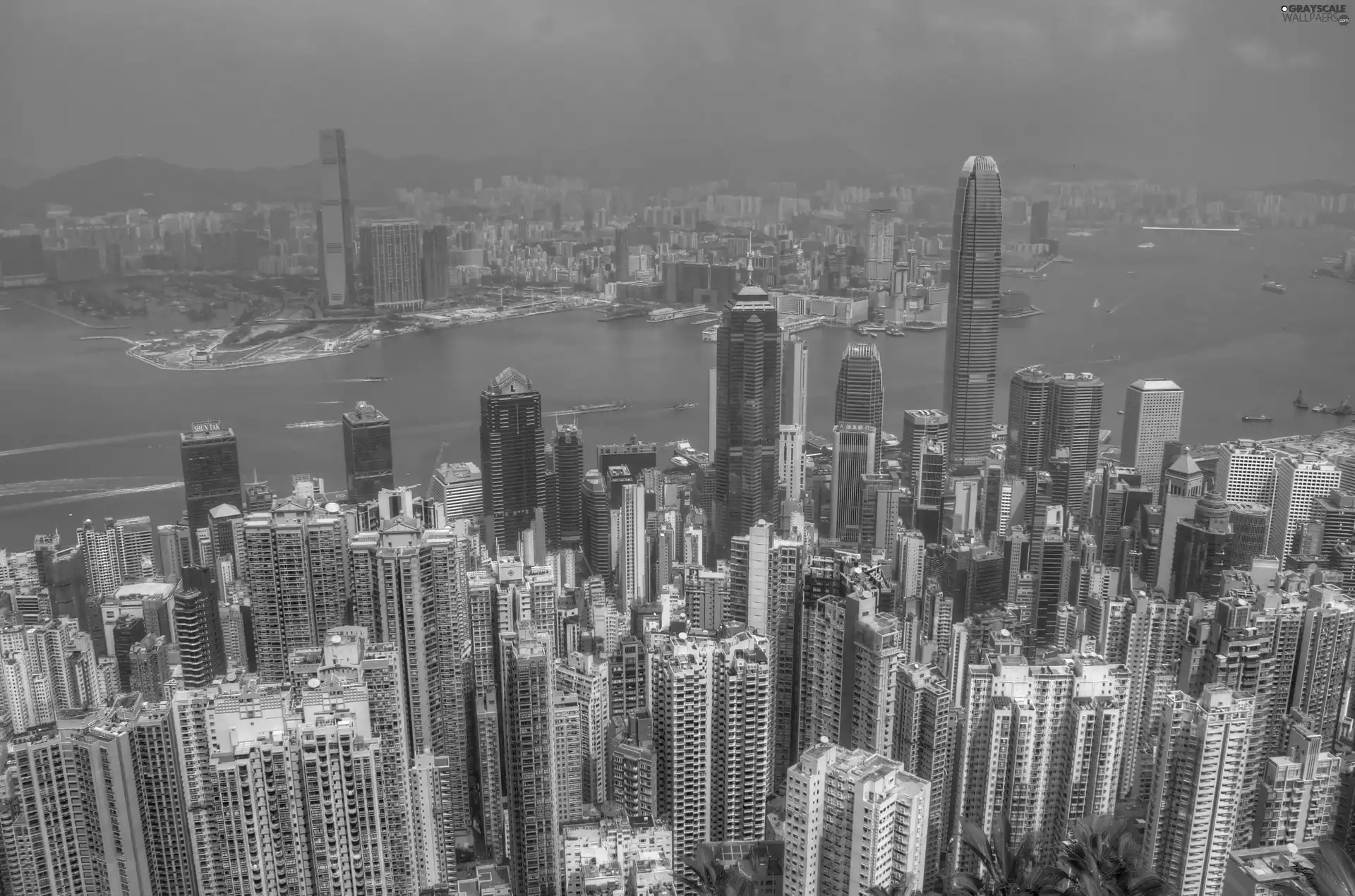 Hong Kong, Town, skyscraper, China