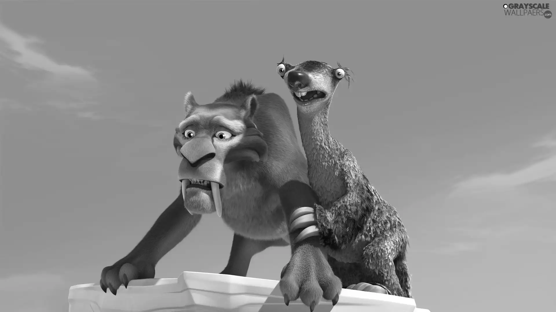 Ice Age, tiger, sloth, Ice Age