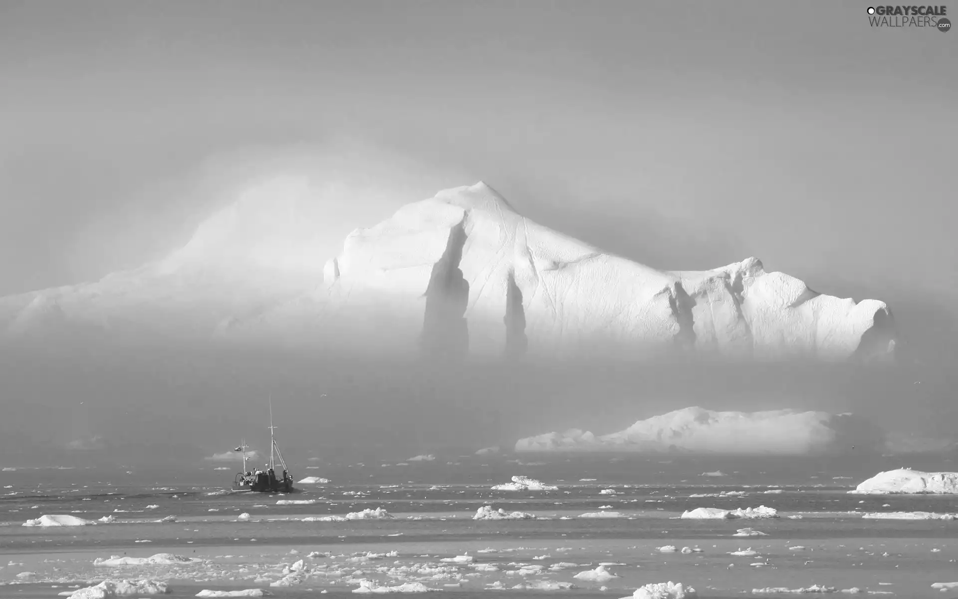 smack, Mountains, ice