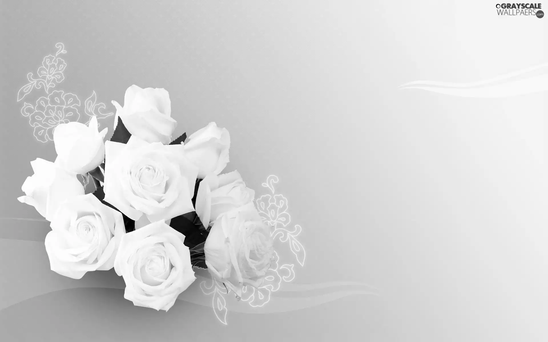 small bunch, roses