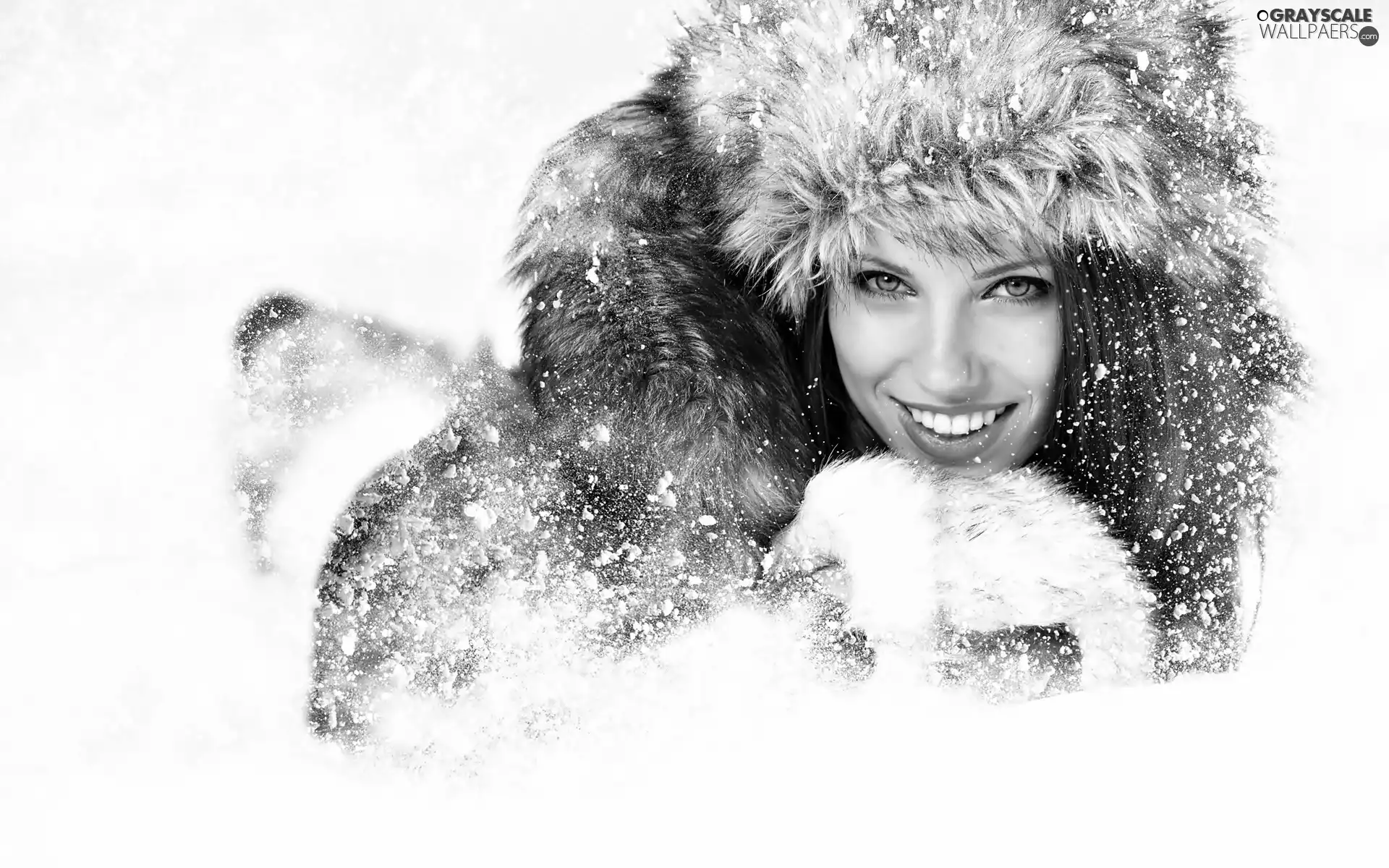 snow, Women, model