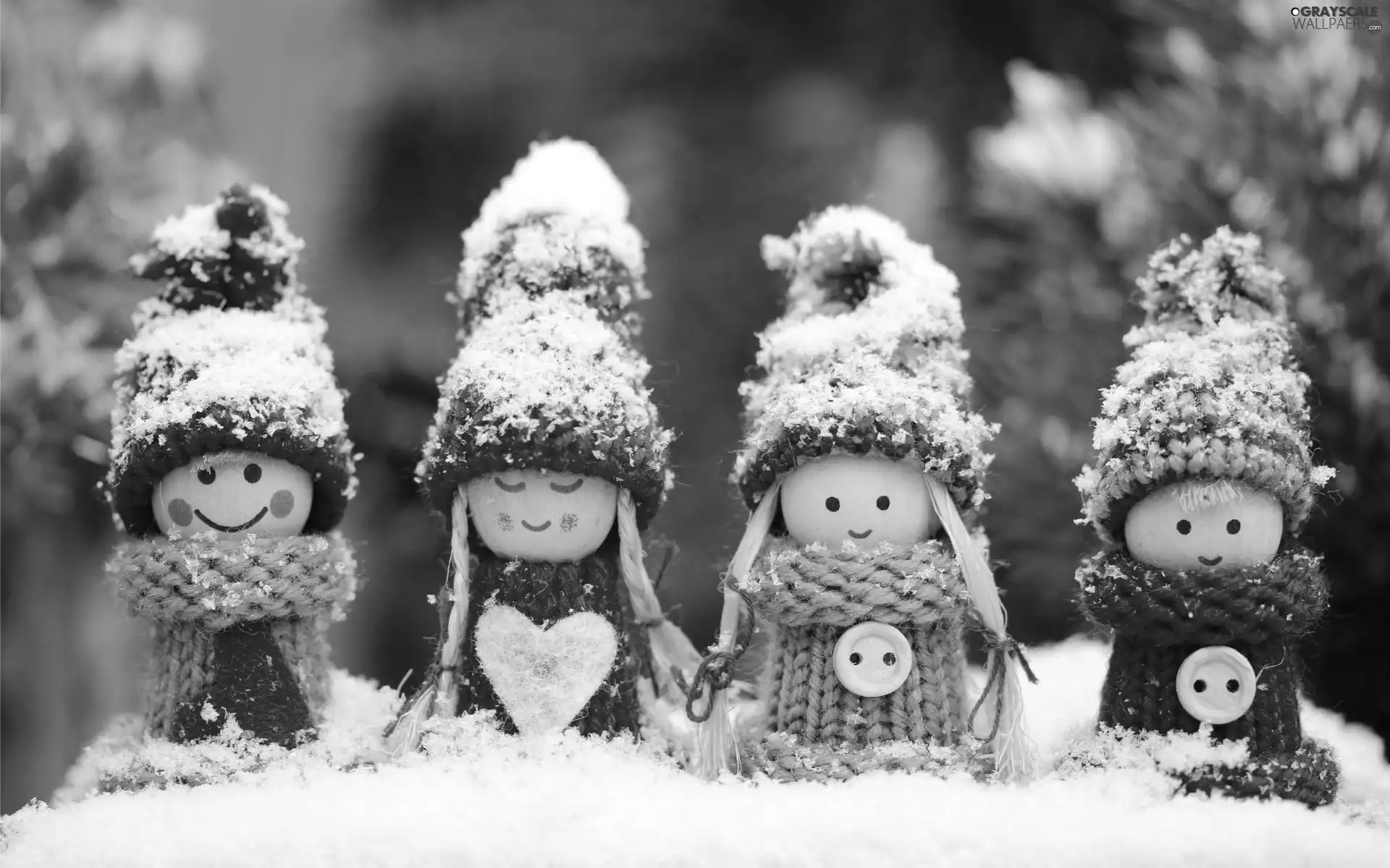 winter, dolls, Snow White