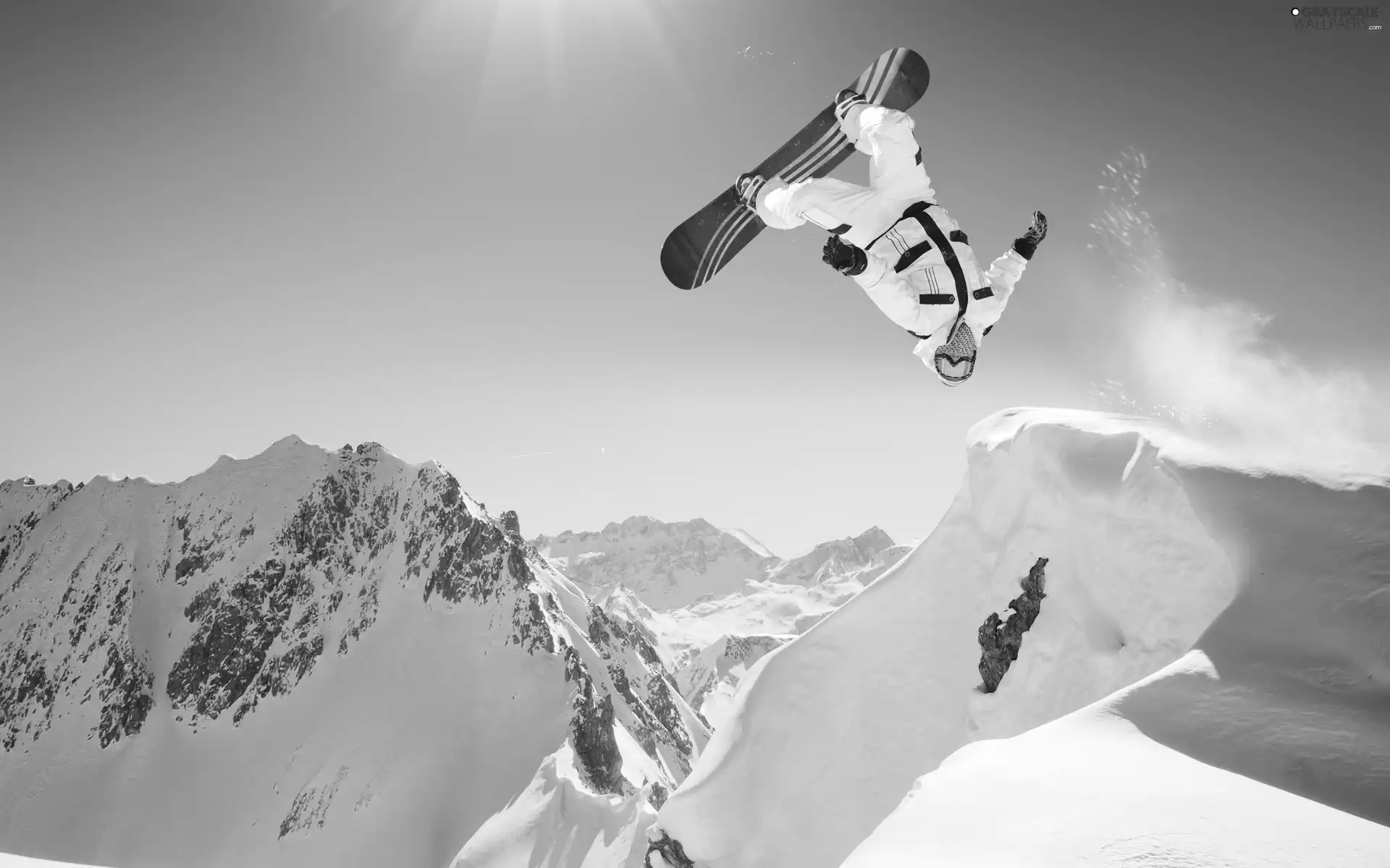 Snowbording, winter, Mountains