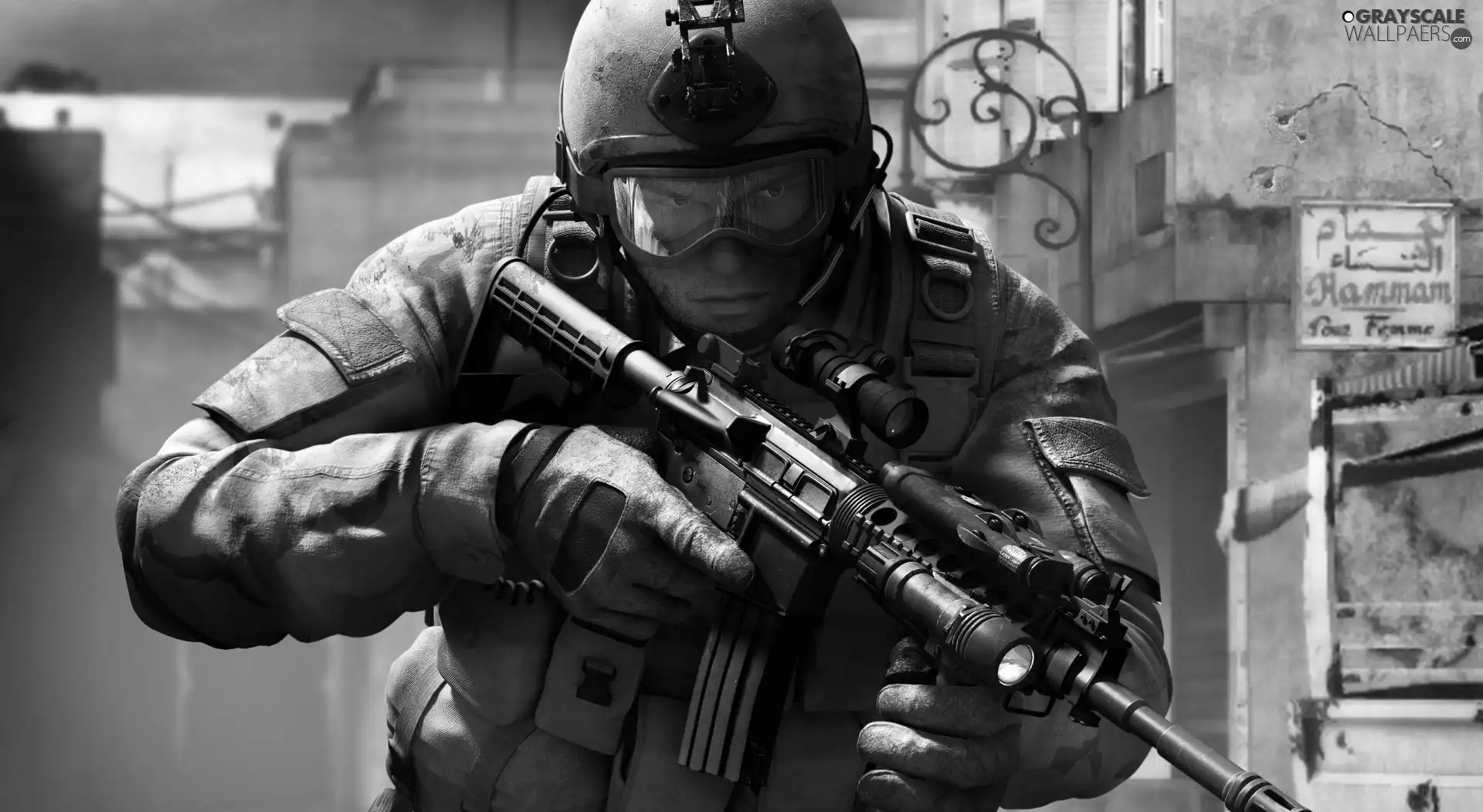 Battlefield 3, armed, soldier