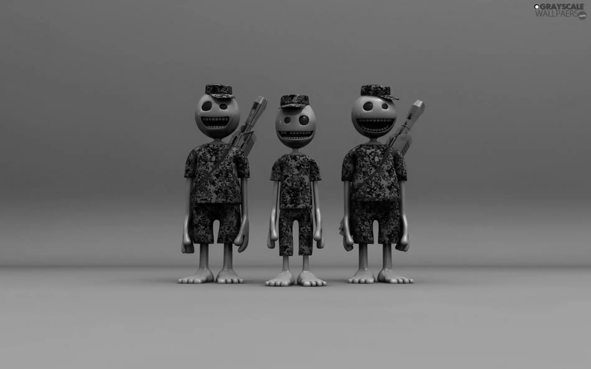 humans, soldiers