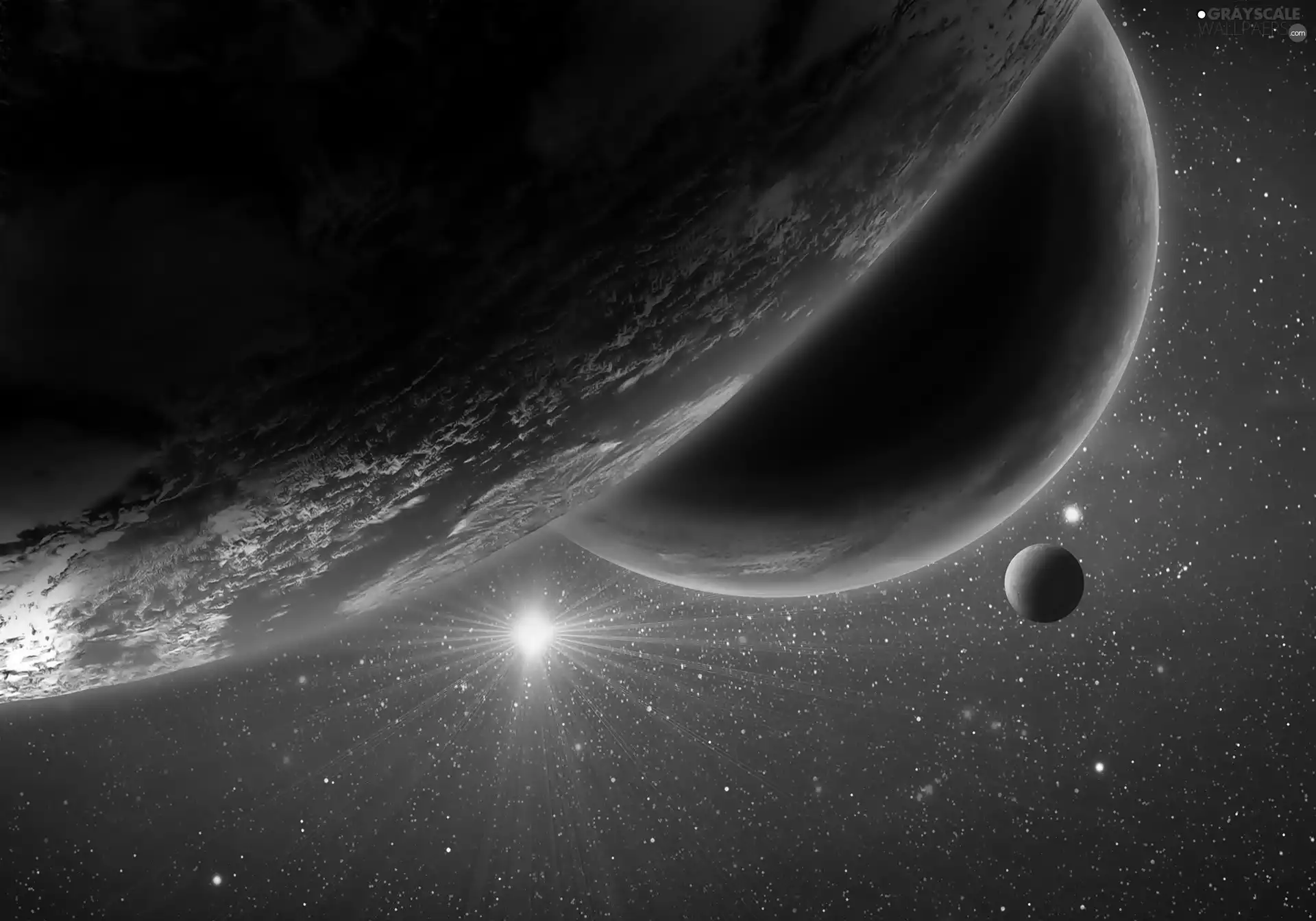 star, land, Planets