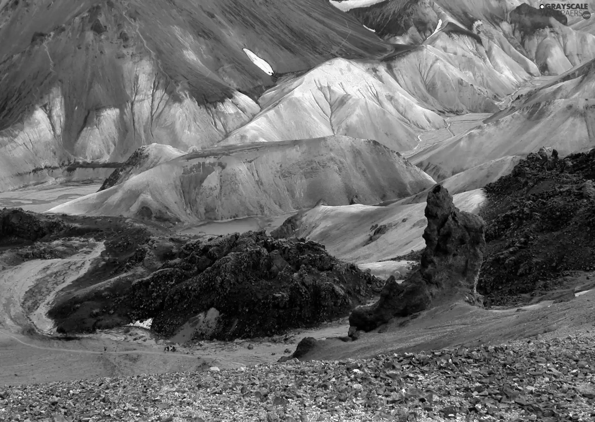 Stones, beatyfull, Mountains