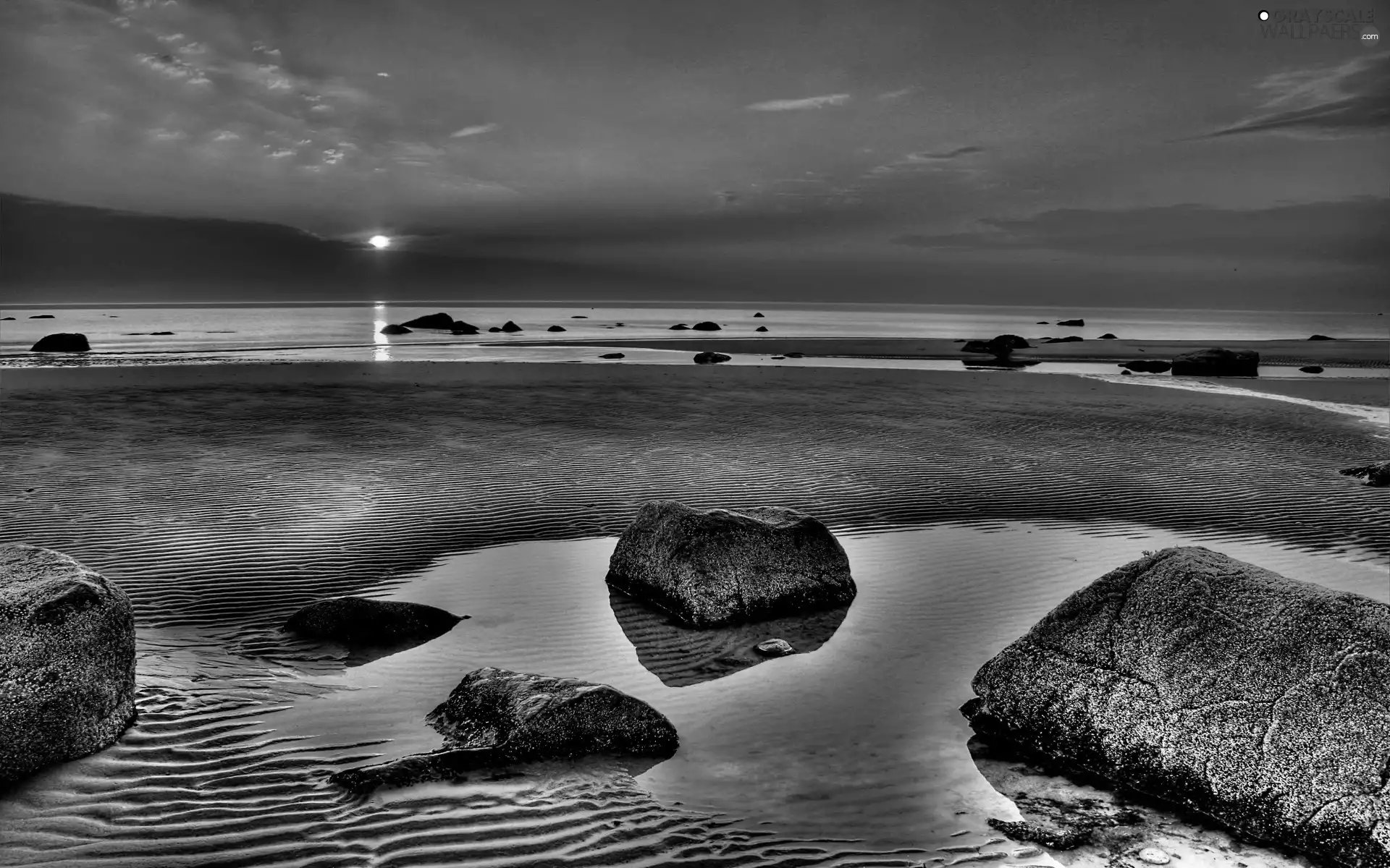 sea, Stones