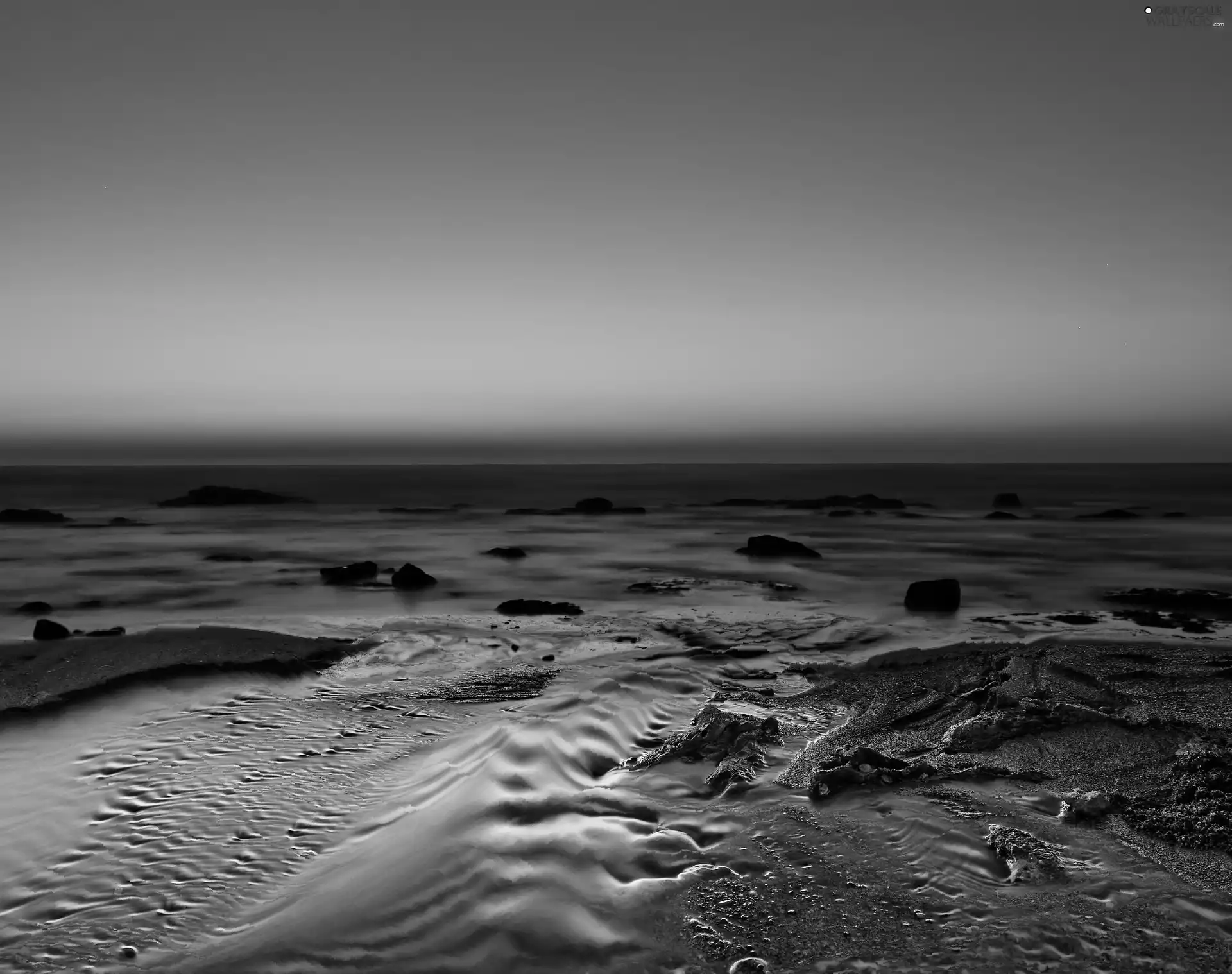 sea, sun, Stones, west