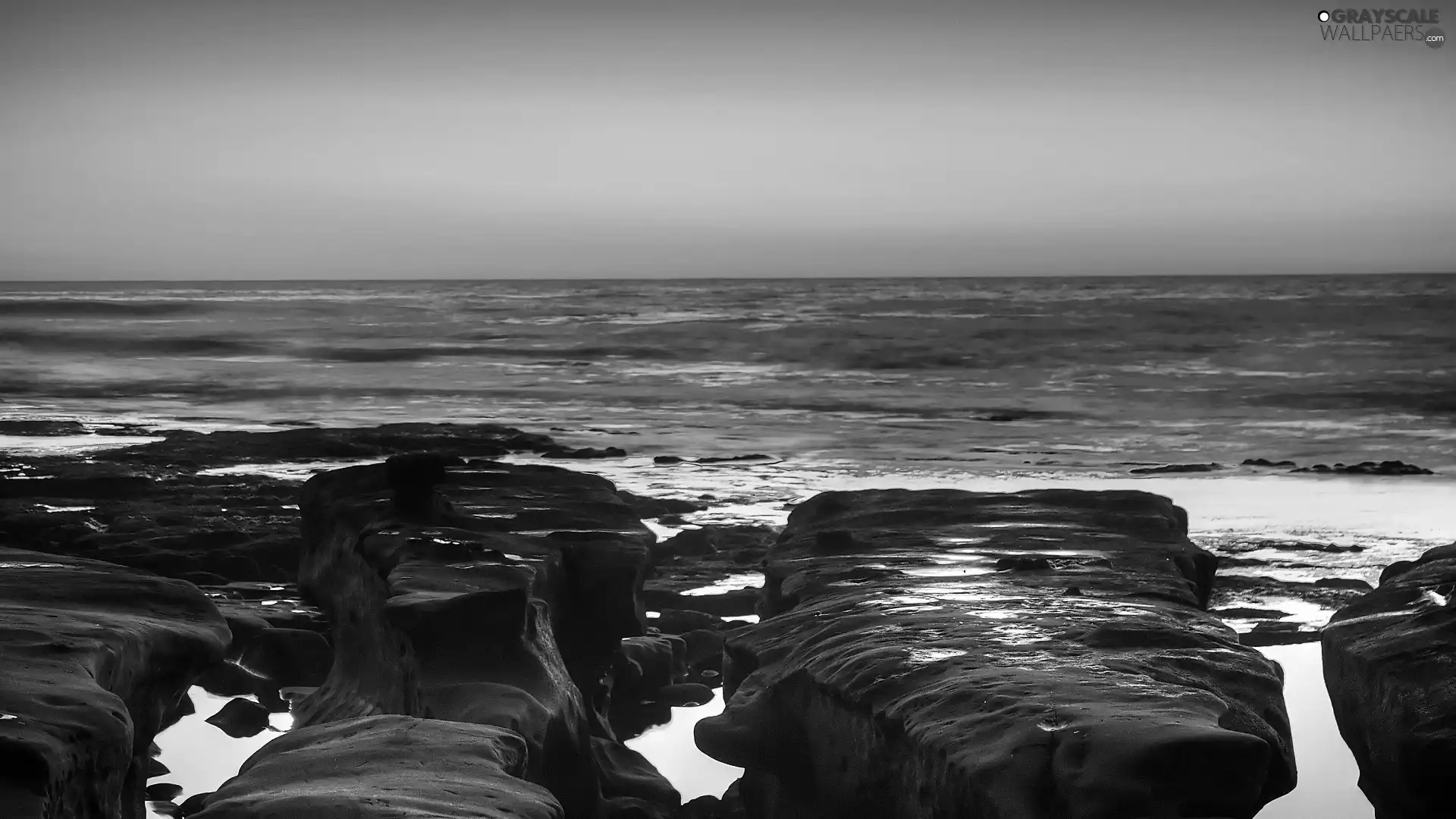 sea, Stones