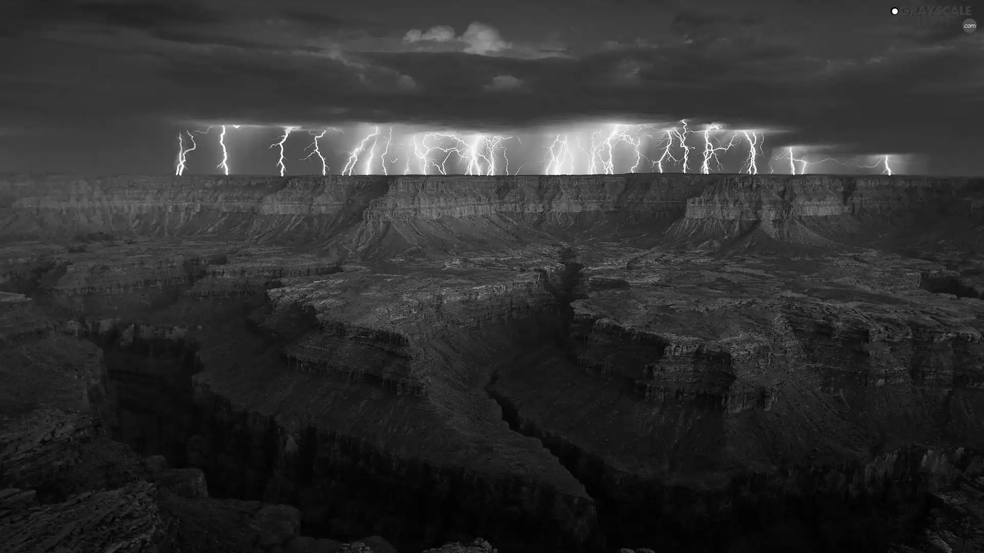 canyon, Storm