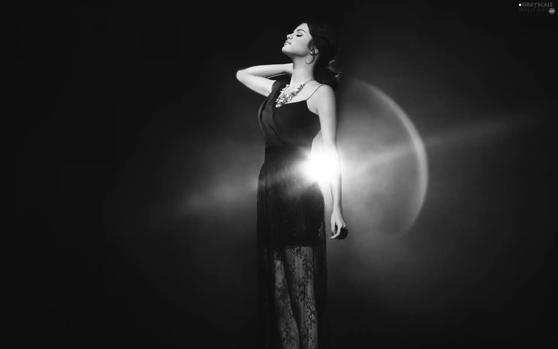 ligh, black, flash, dress, Women, sun, luminosity