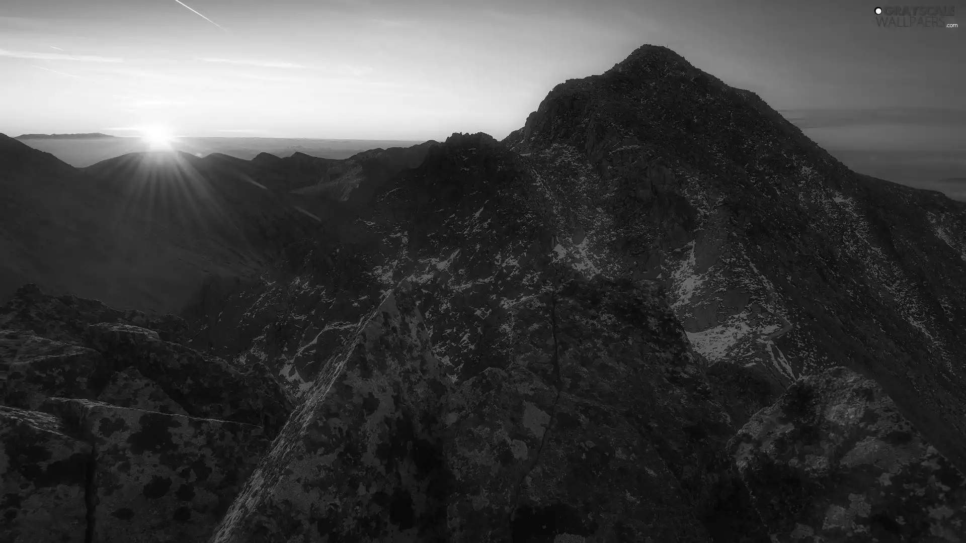 rays of the Sun, Mountains, peaks