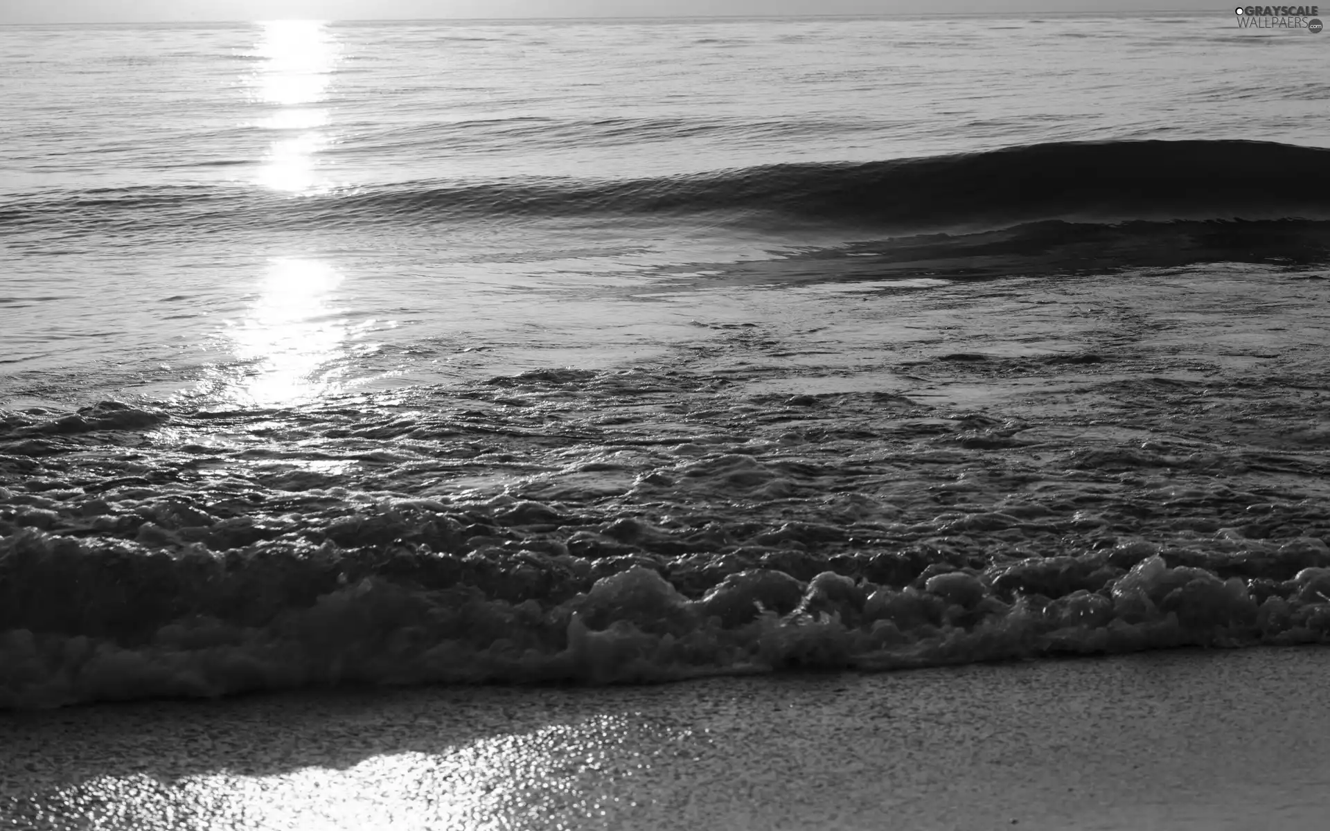 sea, west, sun, coast