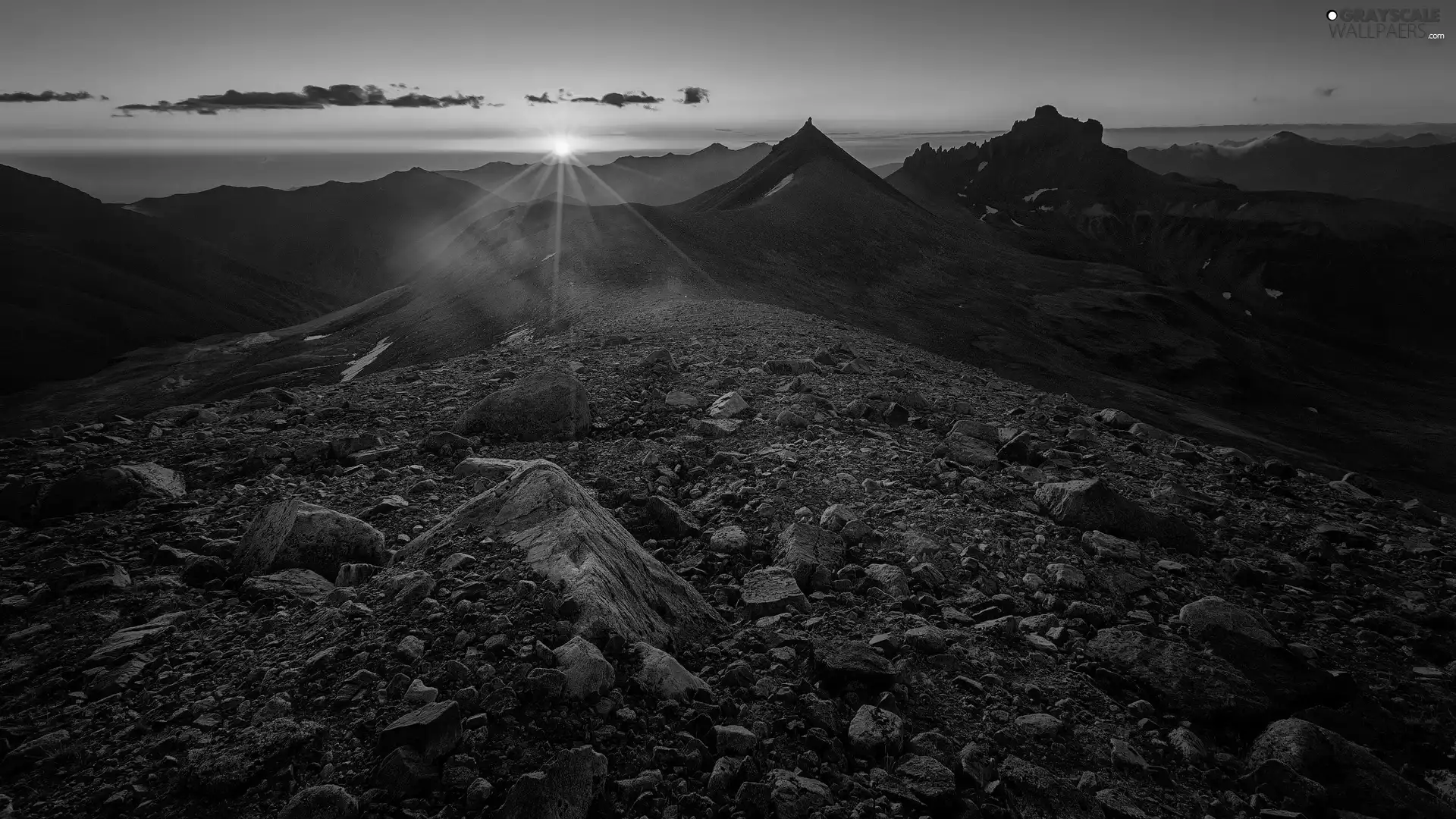 Stones, Mountains, Great Sunsets