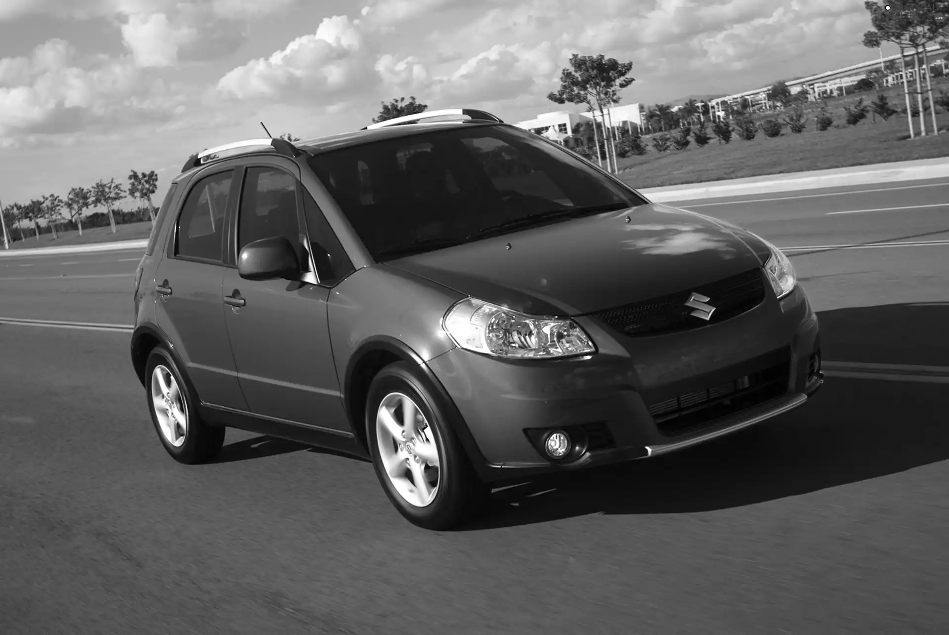 Hatchback, Orange, Suzuki SX4