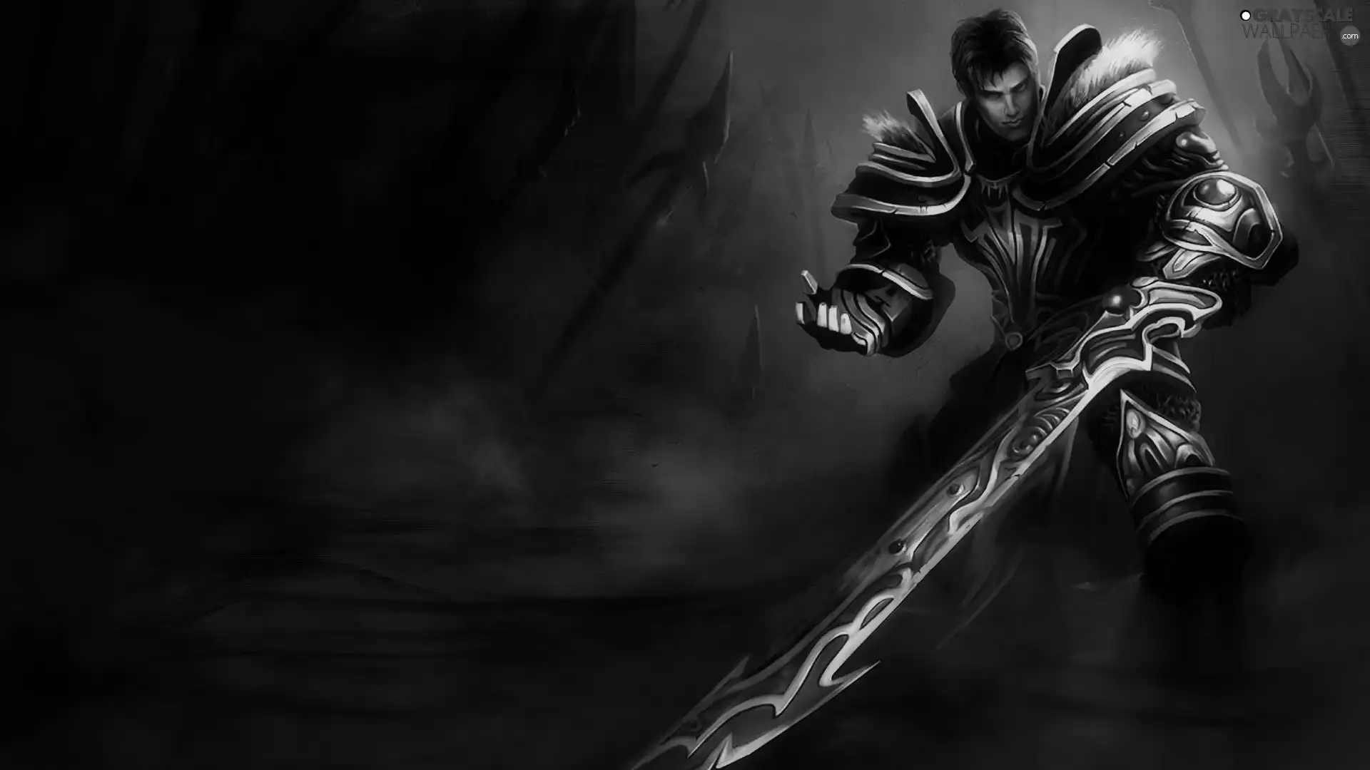 League Of Legends, sword, Armor, a man