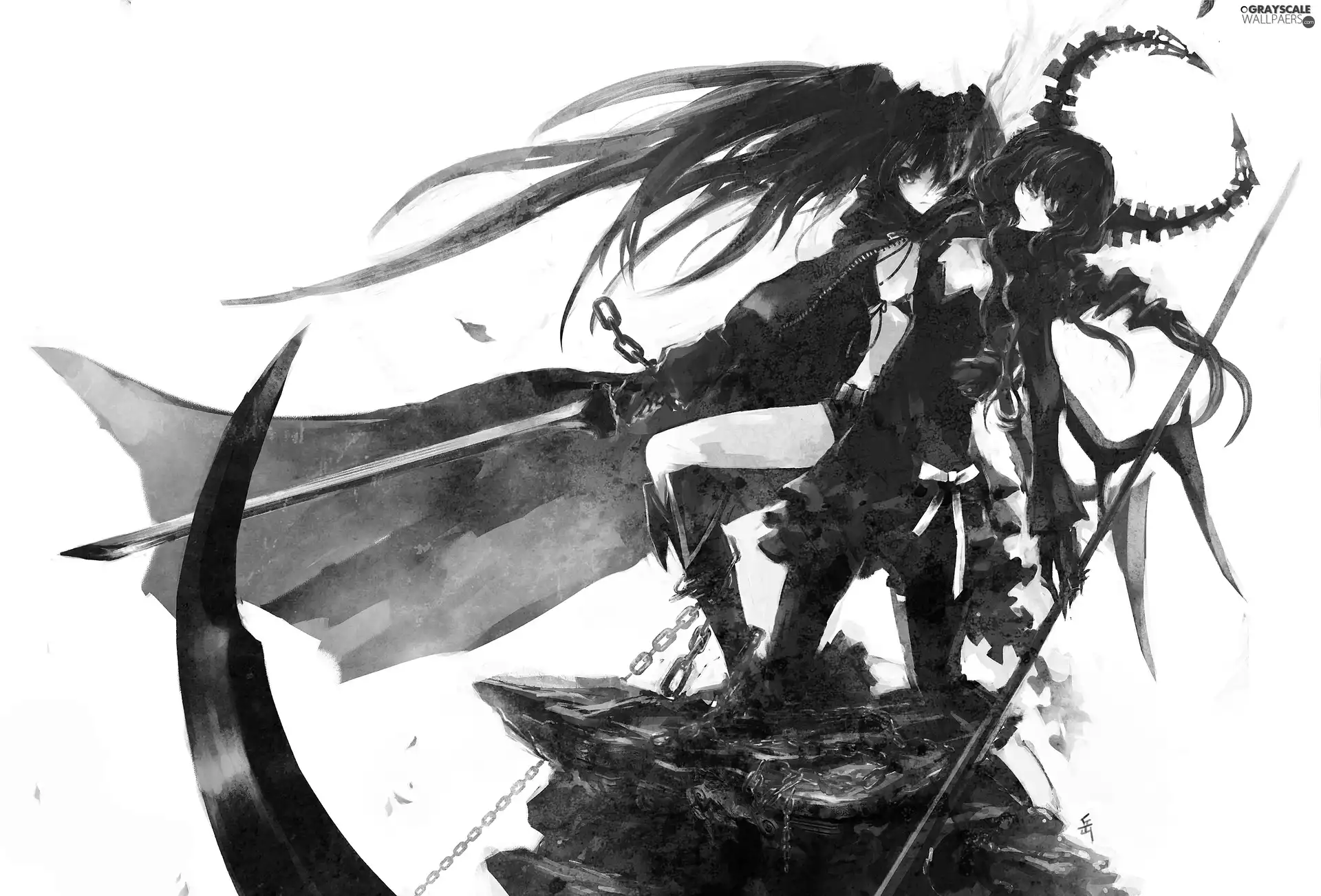 Black Rock Shooter, sword