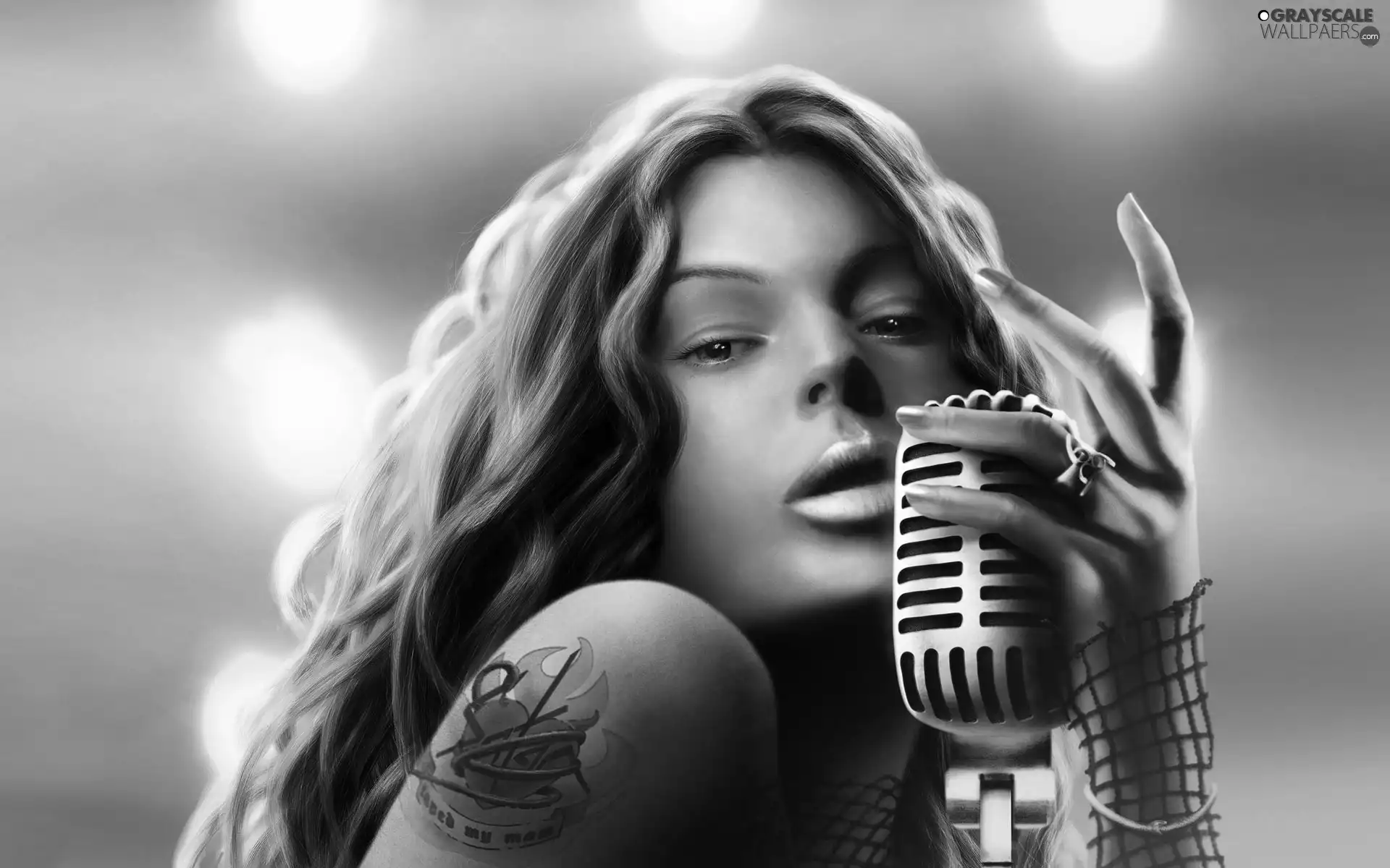 Singing, Mike, Tattoo, Women