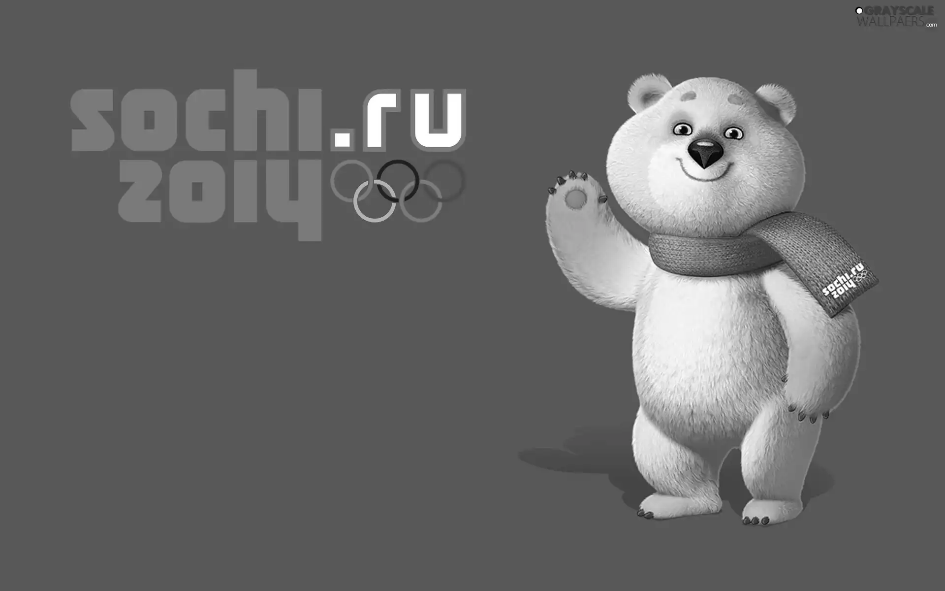 Scarf, Sochi 2014, teddy bear