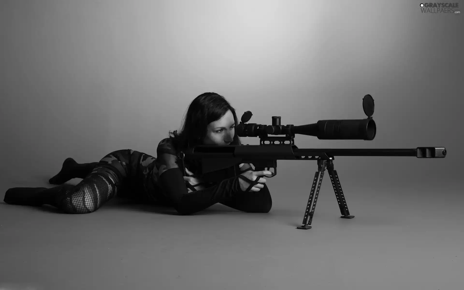 telescope, Sniper, gun