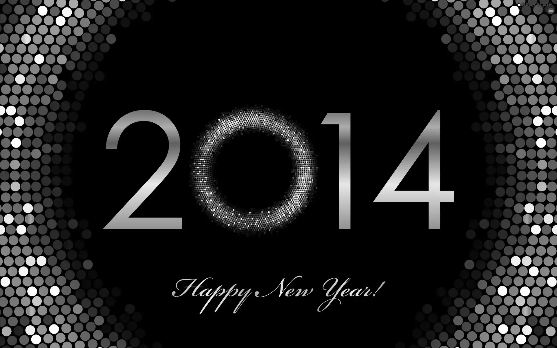 text, graphics, New, year, Happy