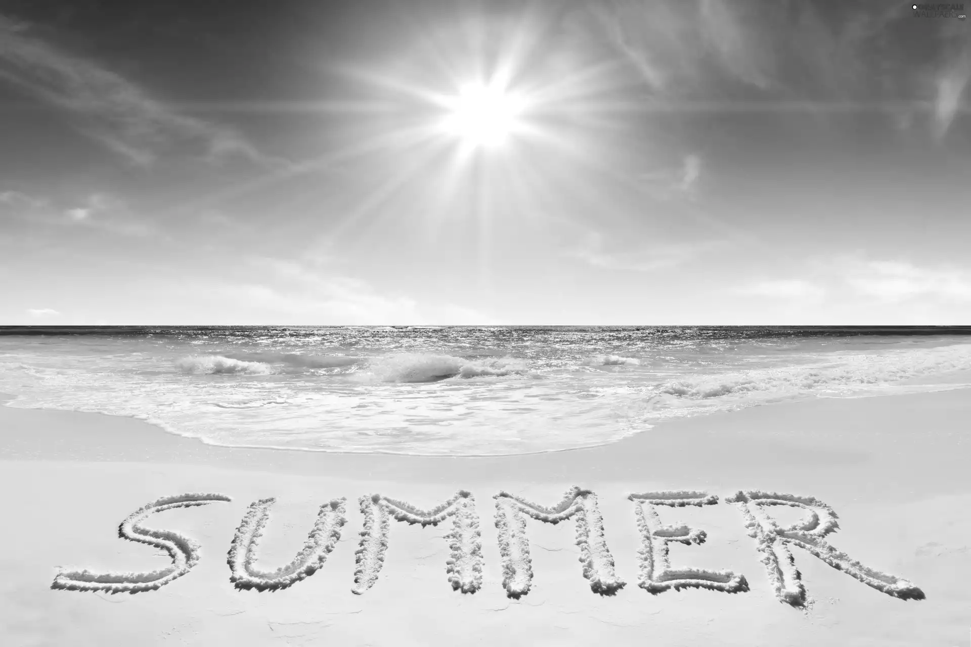 text, summer, sea, sun, Beaches