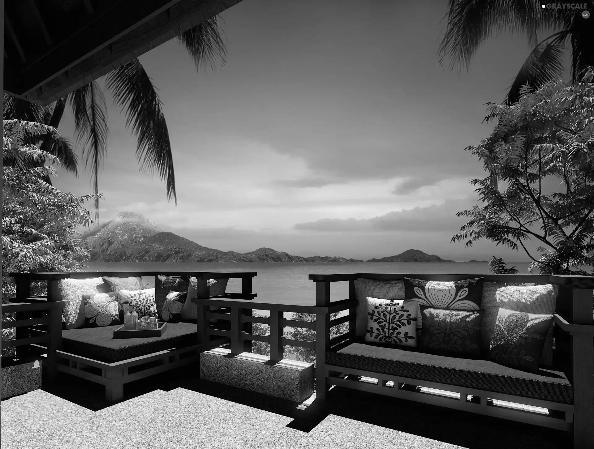 The hotel, Islands, Thailand, terrace