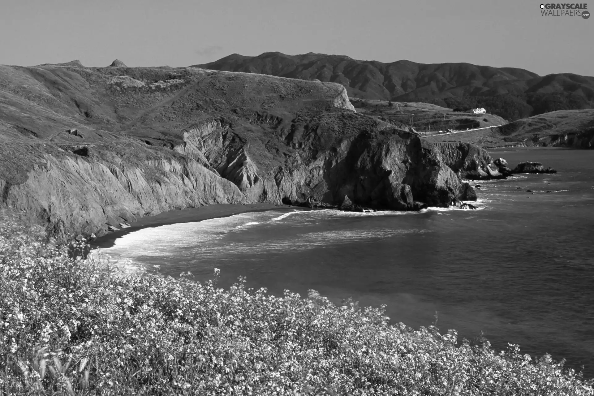 cliff, Coast, The Hills