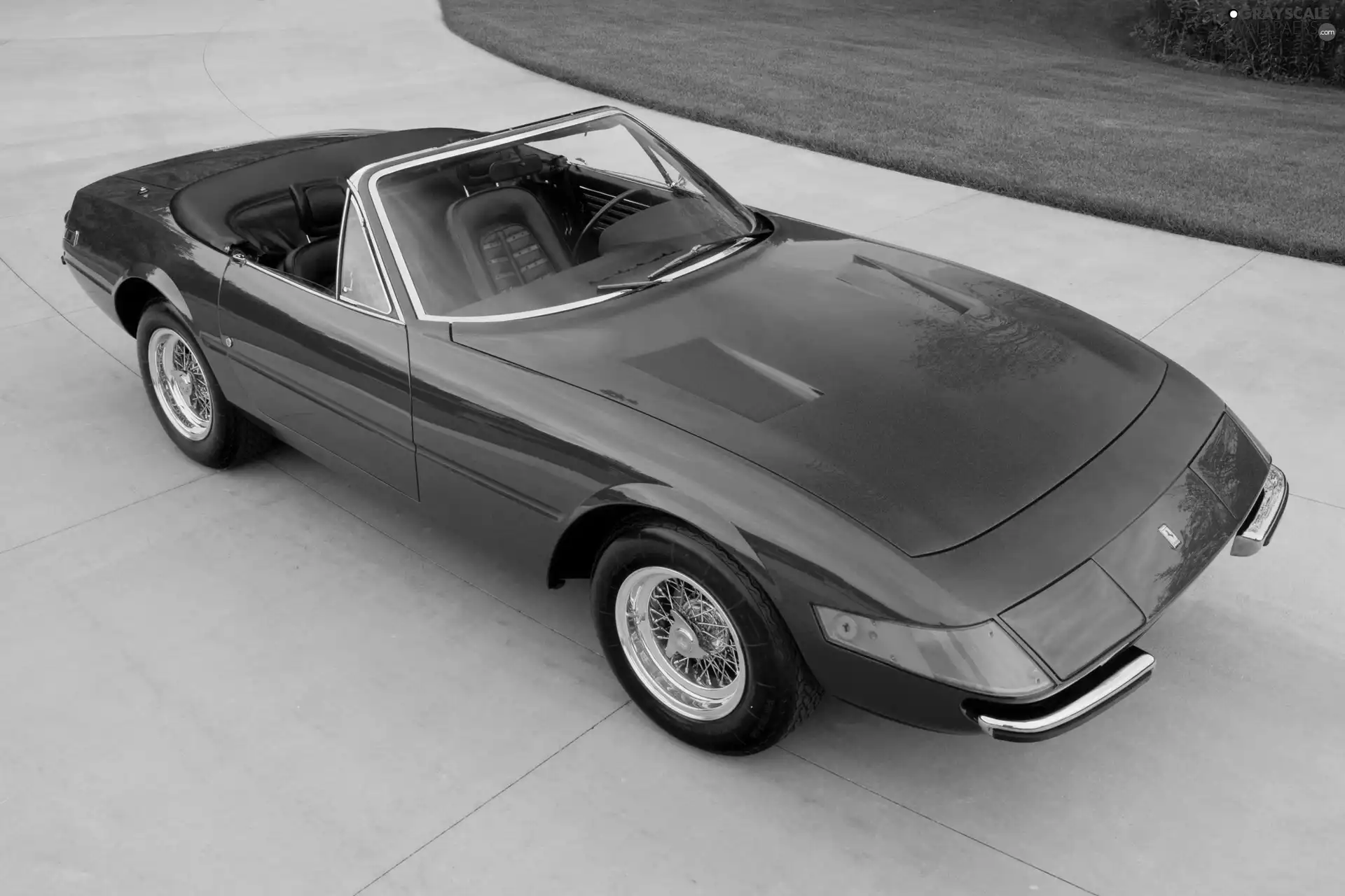 Red, complex, the roof, Ferrari Daytona