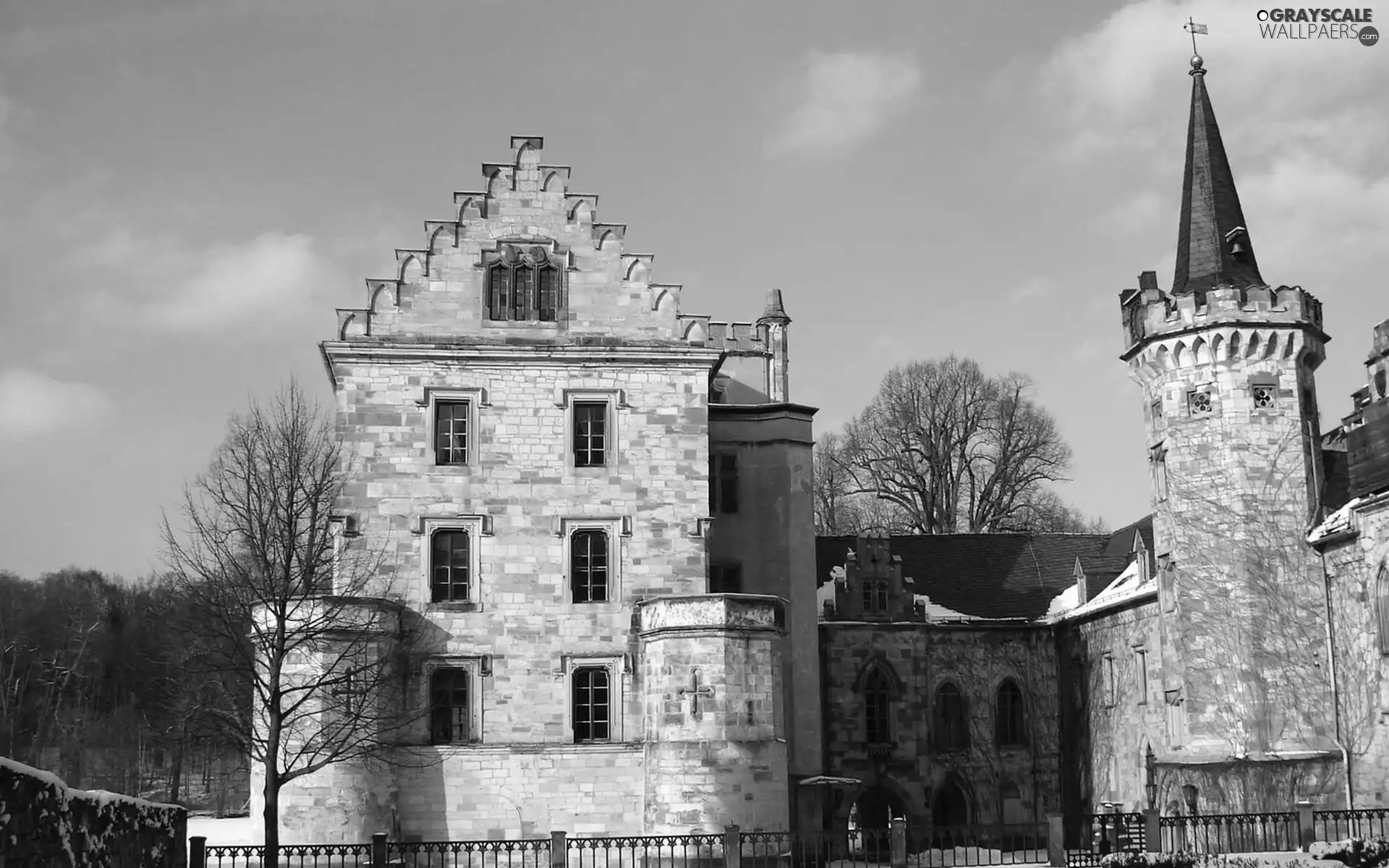 Castle, Reinhardsbrun, Thuringia, cloister