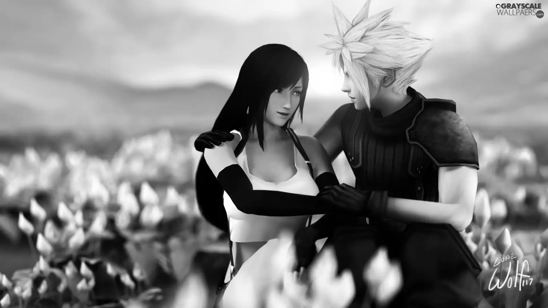 cloud, Final Fantasy, Tifa Lockhart