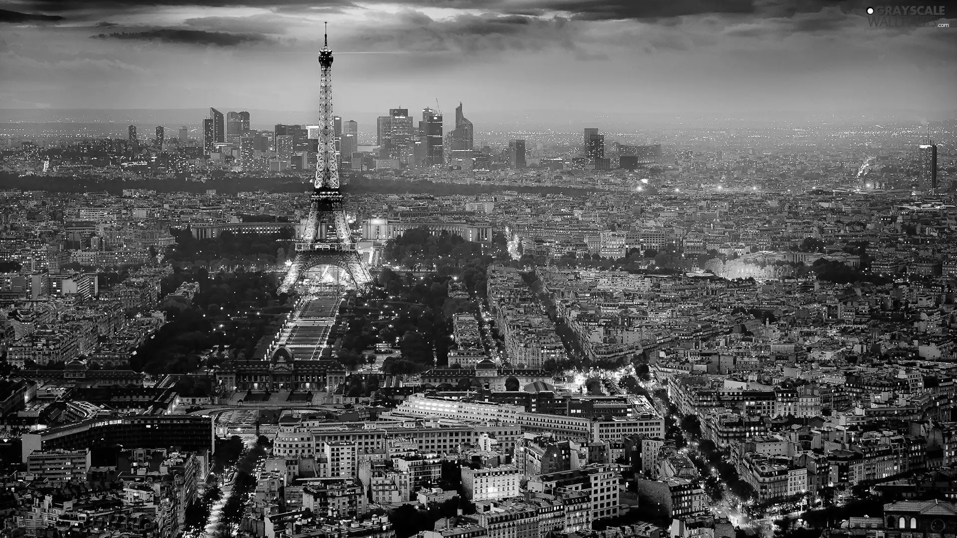 town, Paris, Eiffla, View, tower