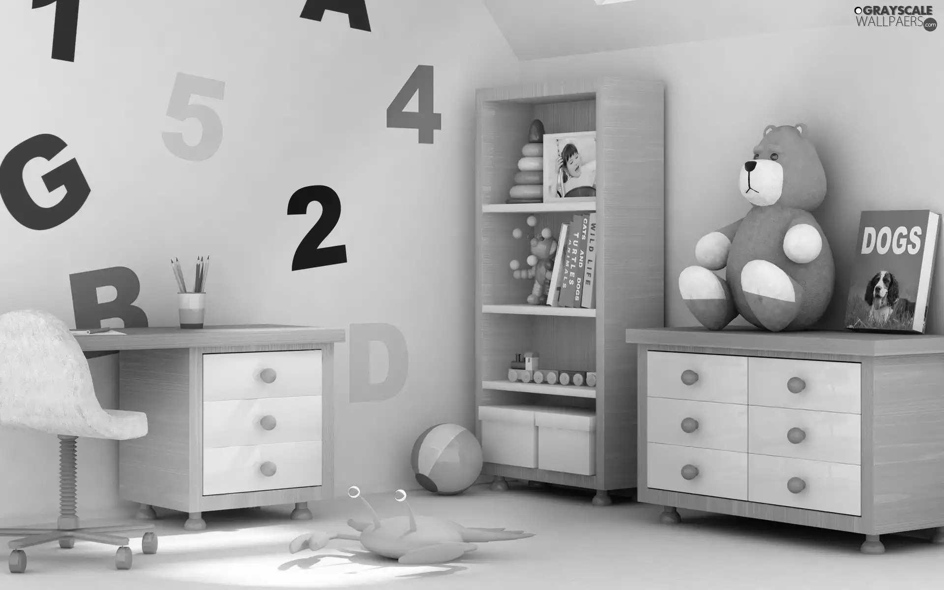 toys, Room, childish