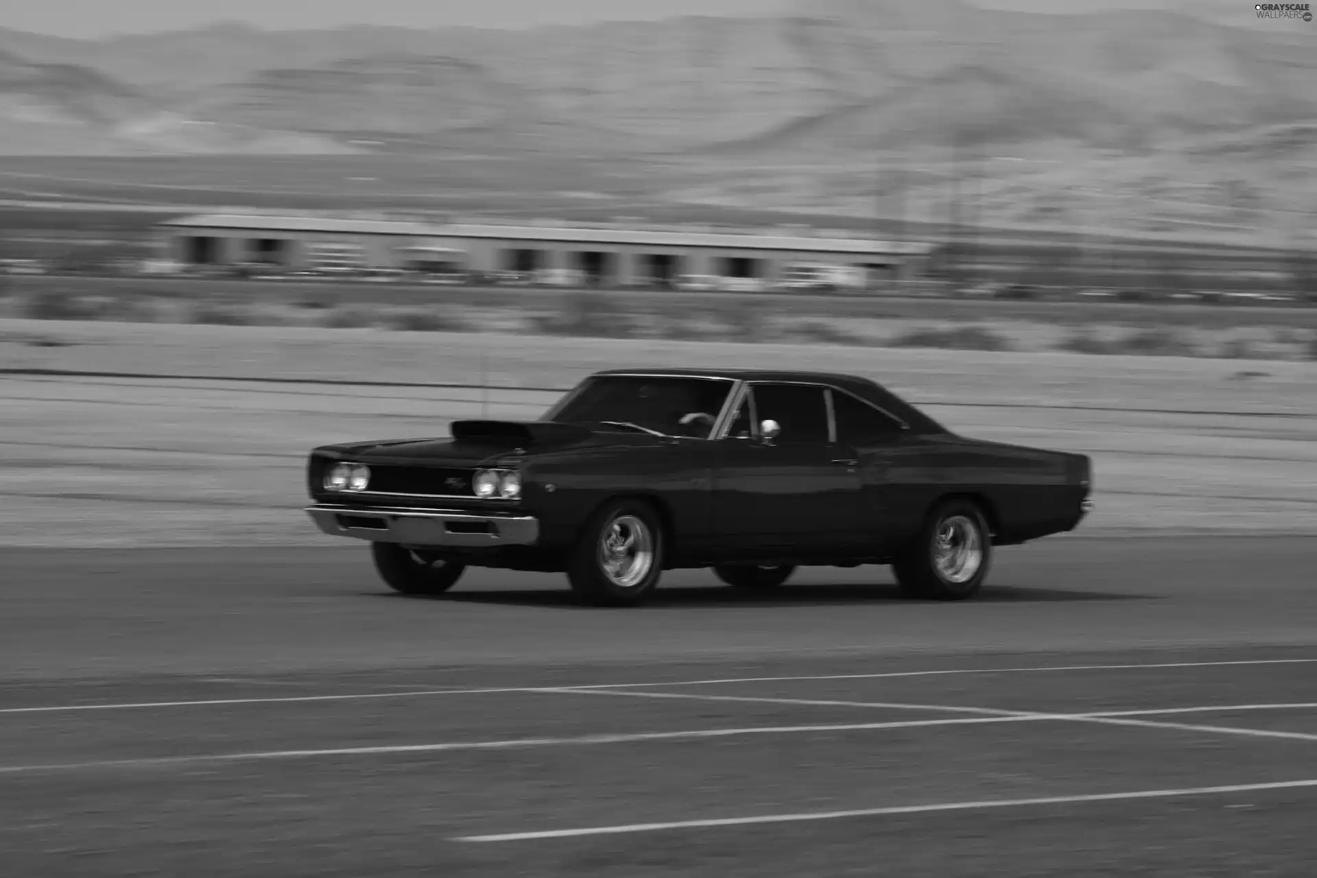 speed, Dodge Coronet, track