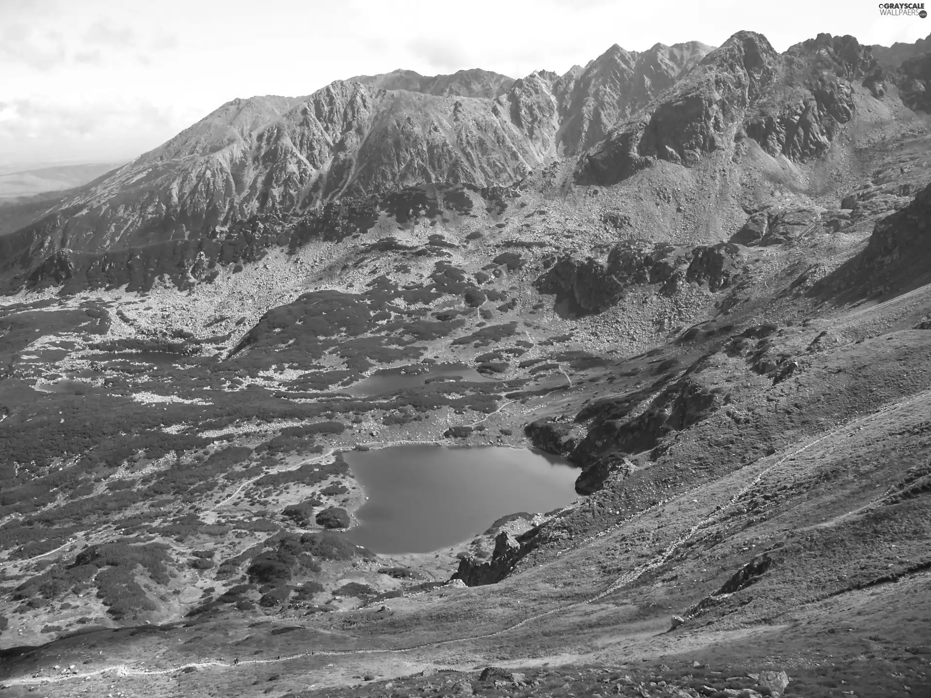 Trails, ponds, mountain