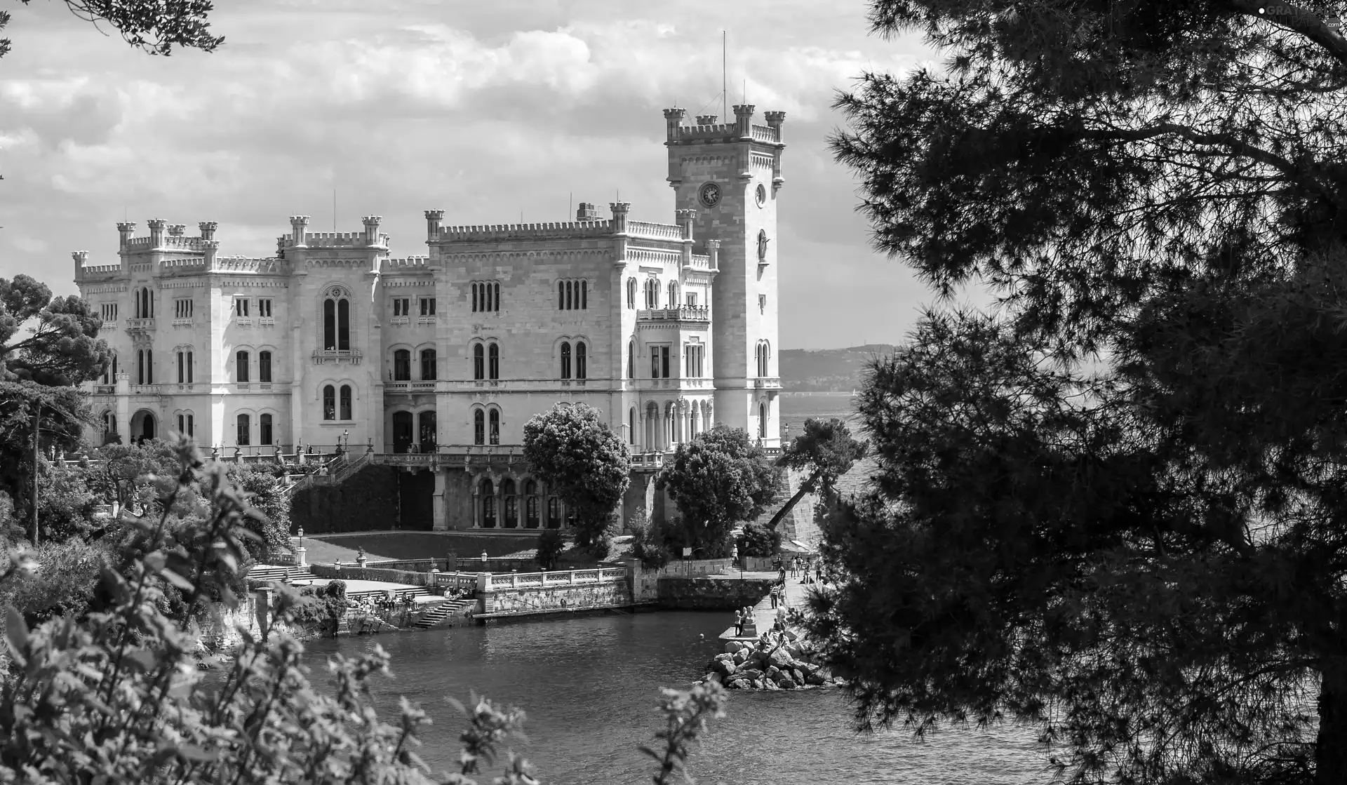 Italy, Miramare Castle, Triest