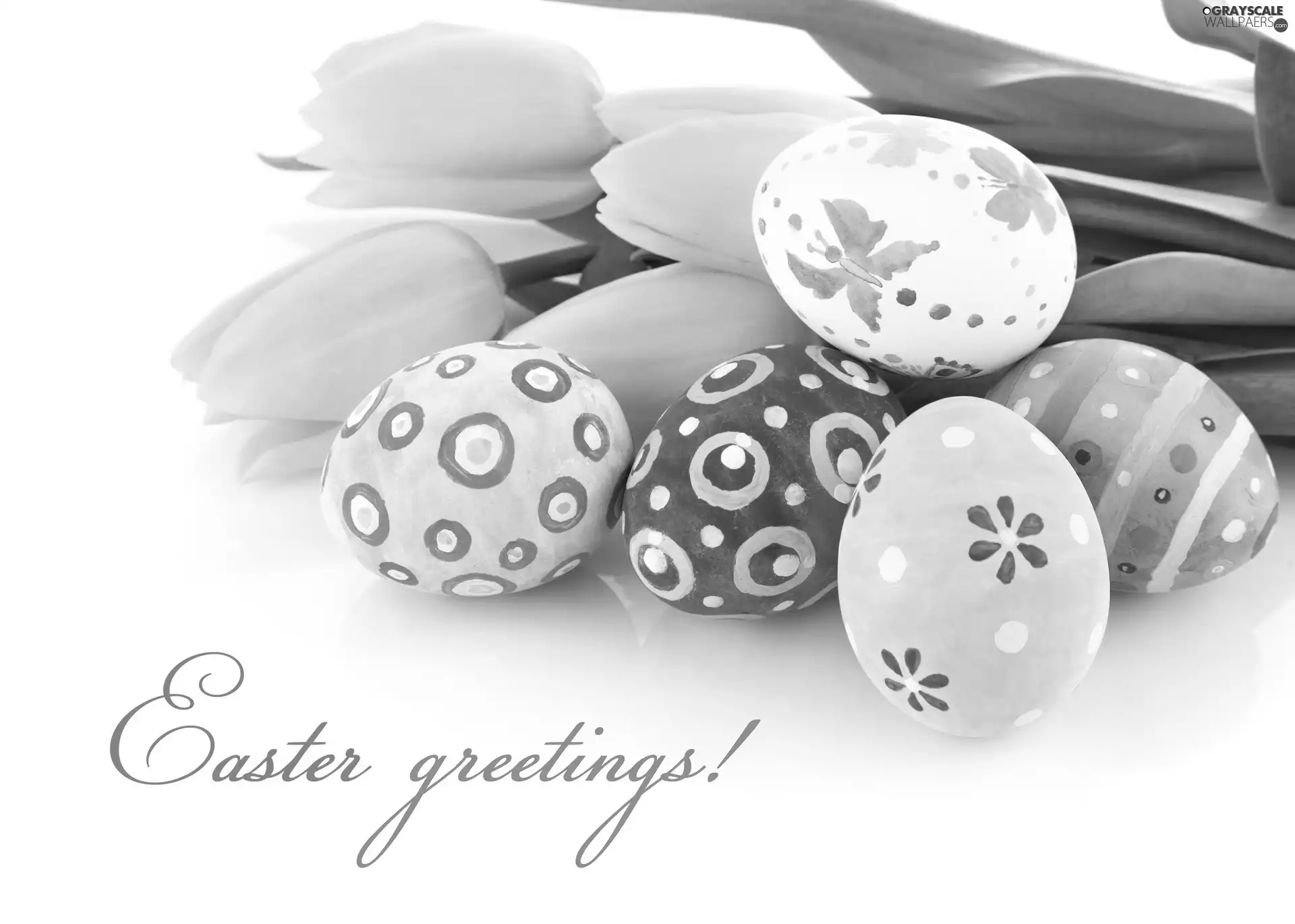 Tulips, Easter, eggs