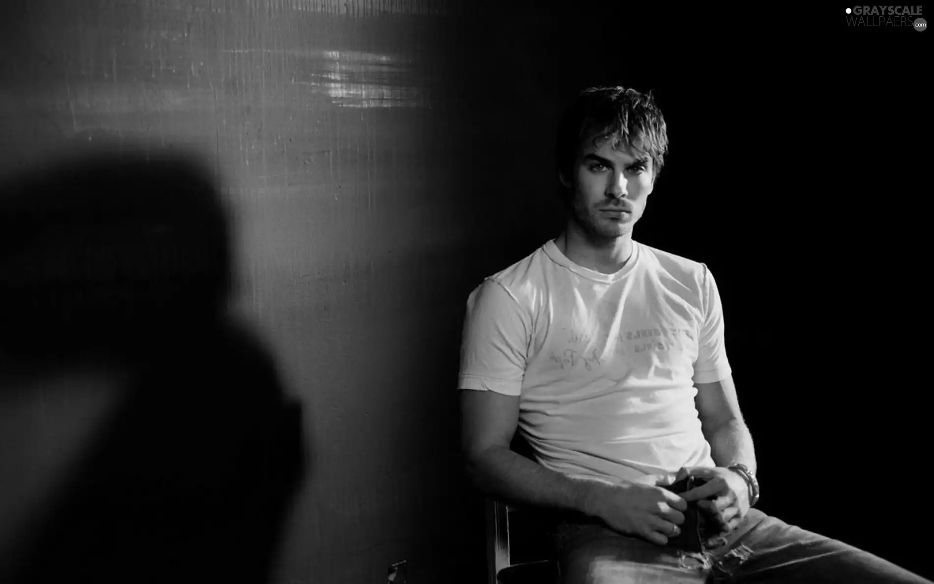 tunic, smock, White, blouse, ian somerhalder