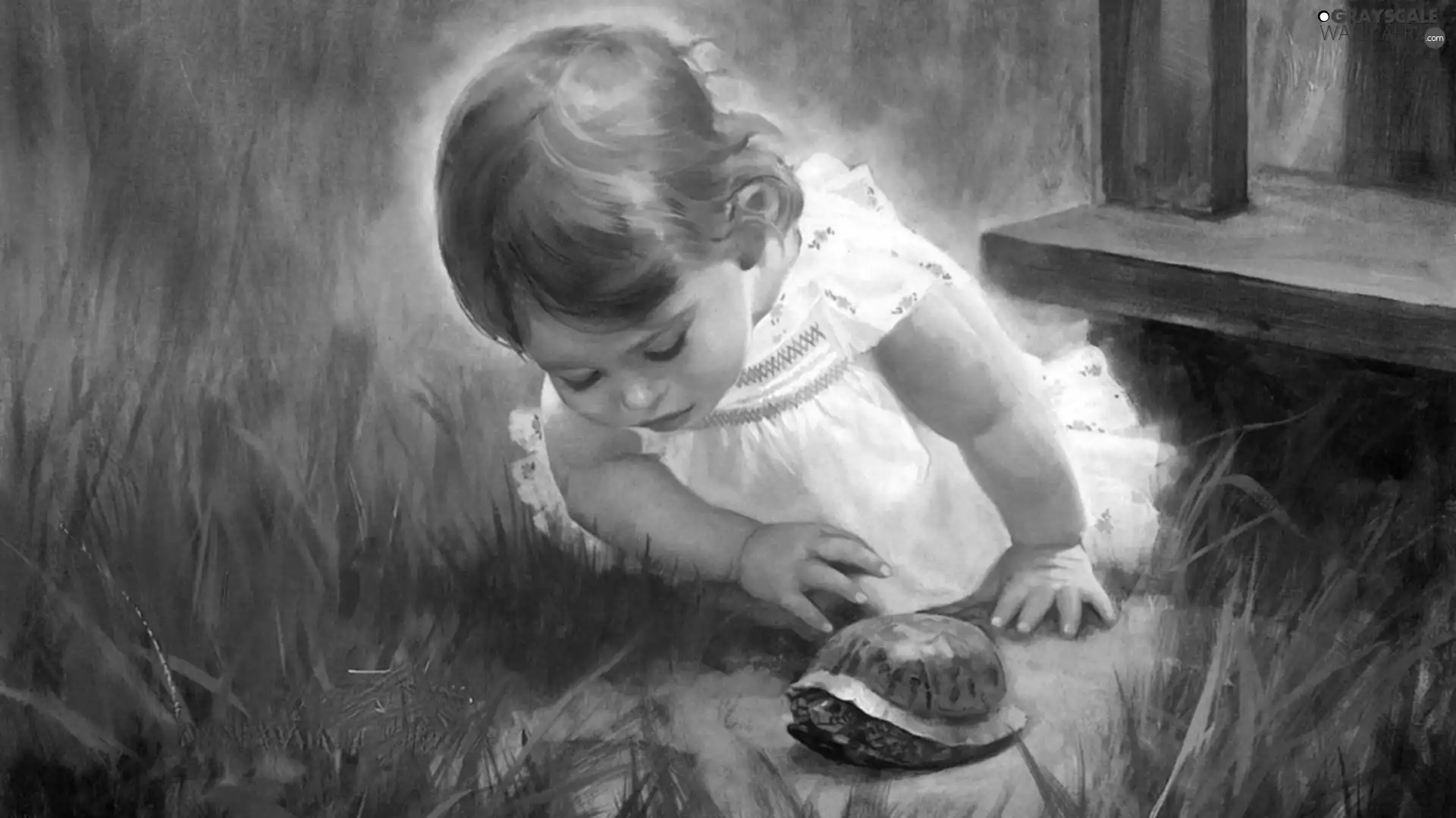 Donald Zolan, girl, turtle