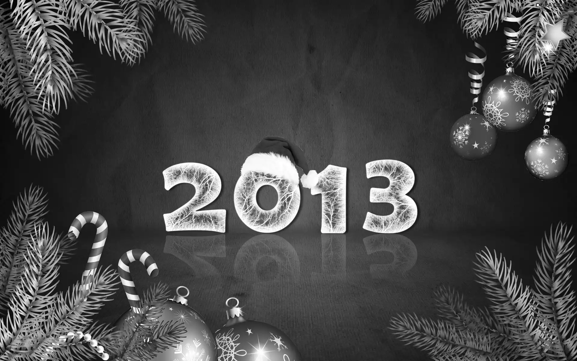 Twigs, Christmas, Bonnet, baubles, New Year