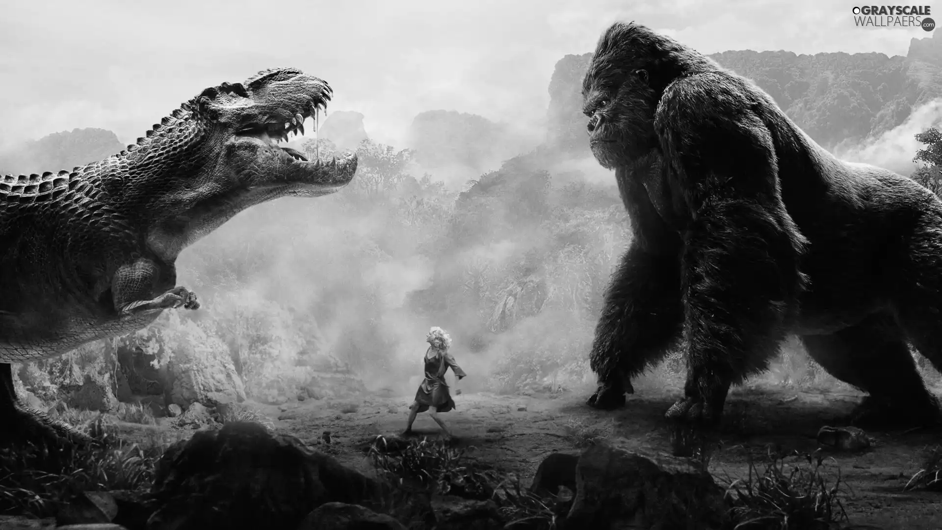 Blonde, King Kong, Tyrannosaur