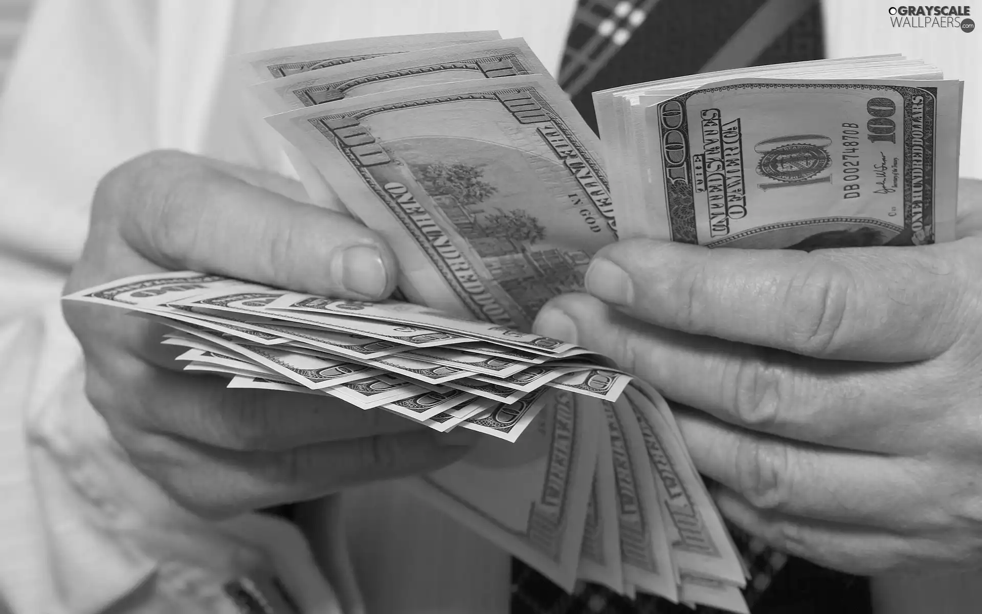 men, money, U.S. dollars, hands