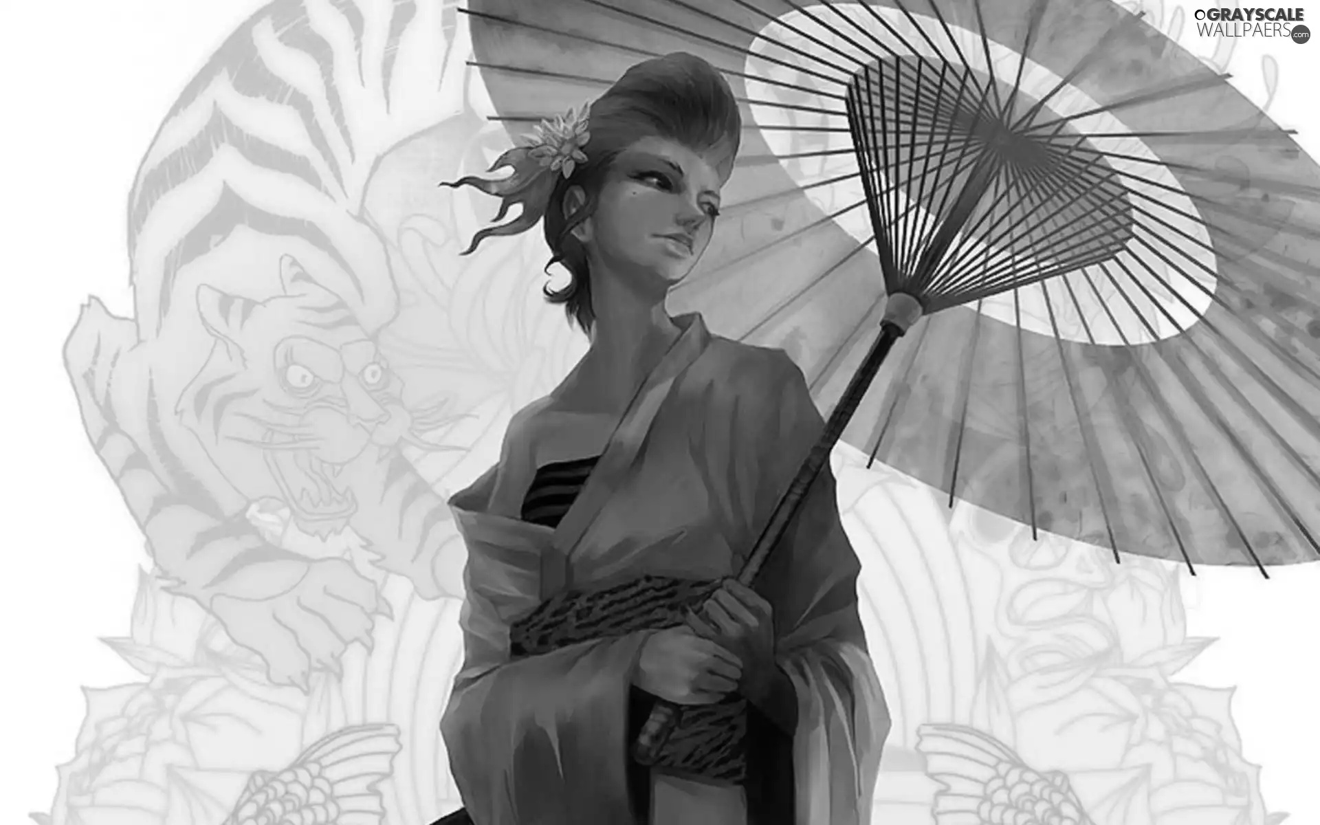 Manga Anime, Japanese, Umbrella